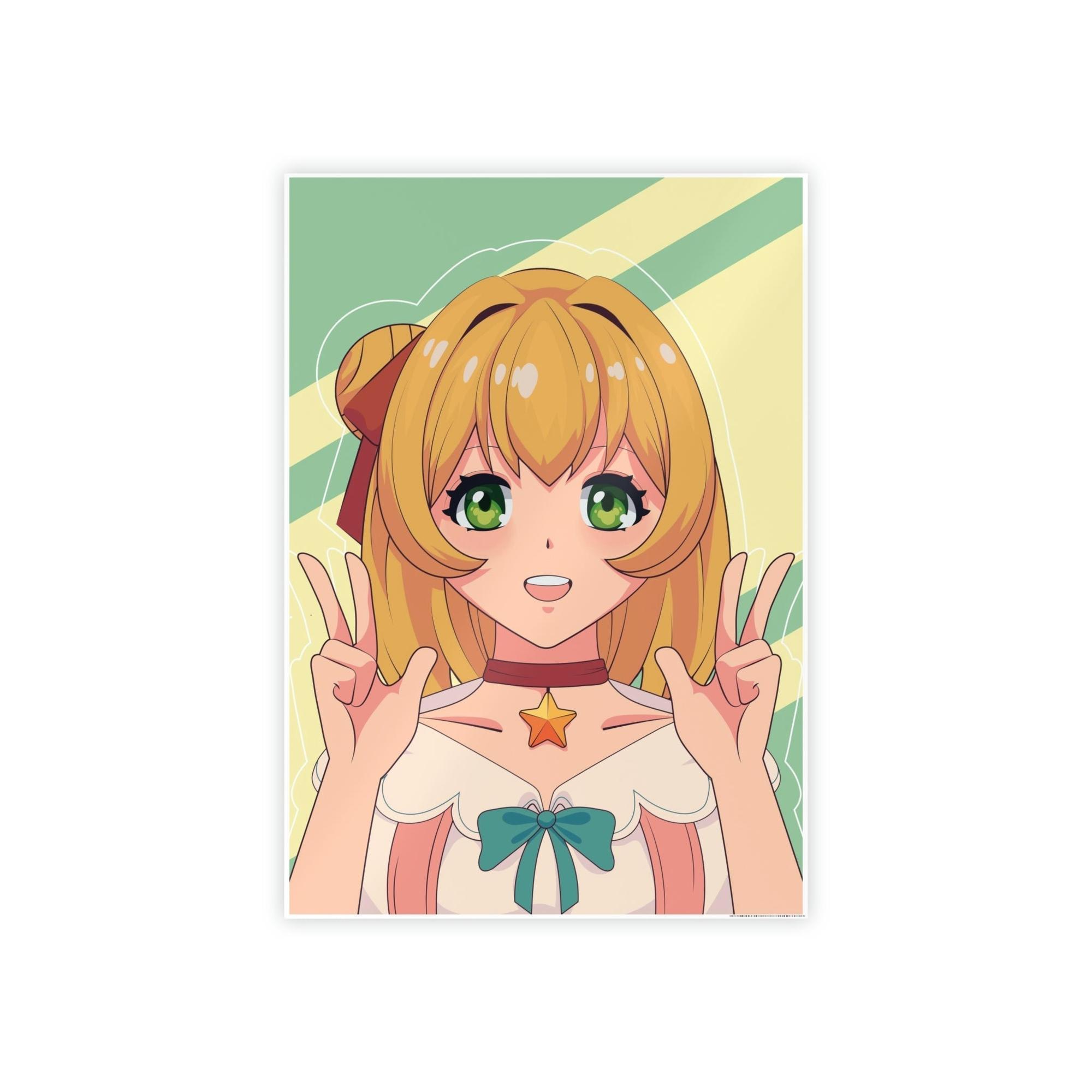 Anime Anime Fanatic: Framed Canvas Art with a Collection of Your Favorite Anime Characters