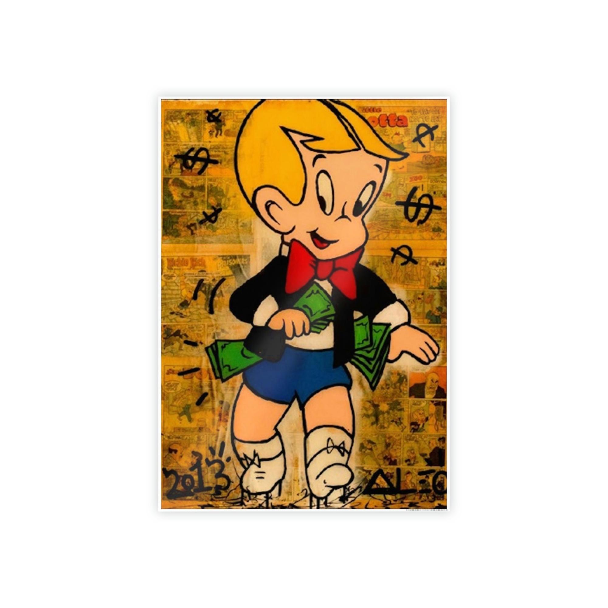 Monopoly & Motivation Bold Wall Art: Alec Monopoly's Print on Canvas and Framed Posters