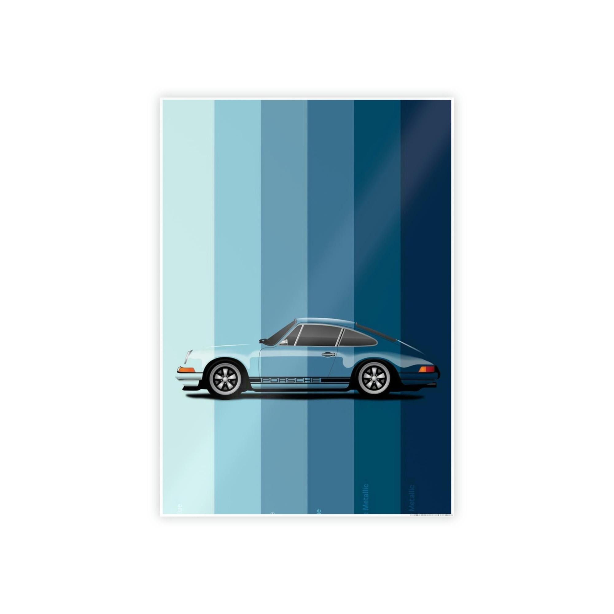 Porsche Porsche Evolution: Timeless Wall Decor on a Framed Canvas & Poster