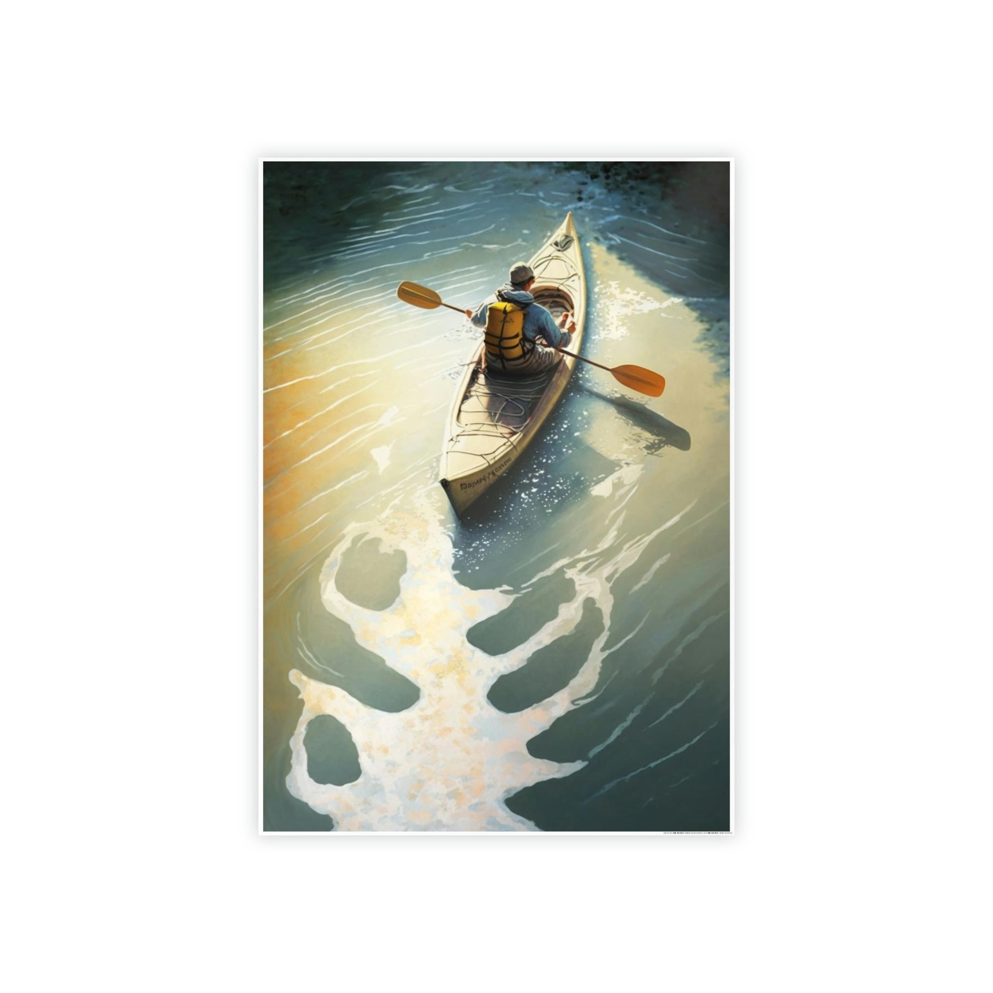 Boating Boating Bliss: Wall Art and Print on Canvas with Relaxing Boating Art