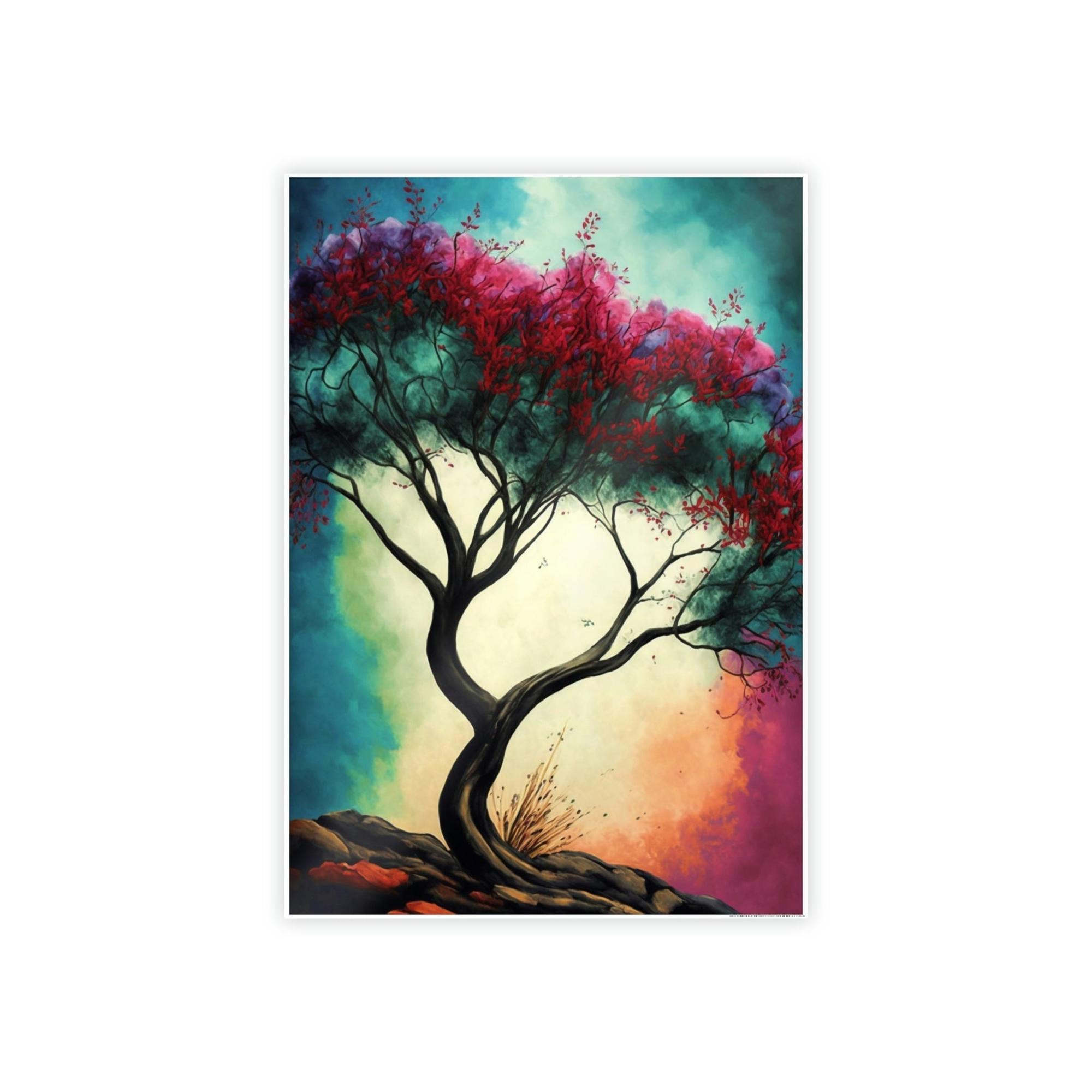 Abstract Landscape Majestic Horizons: A Natural Canvas & Poster Wall Art of Abstract Landscape