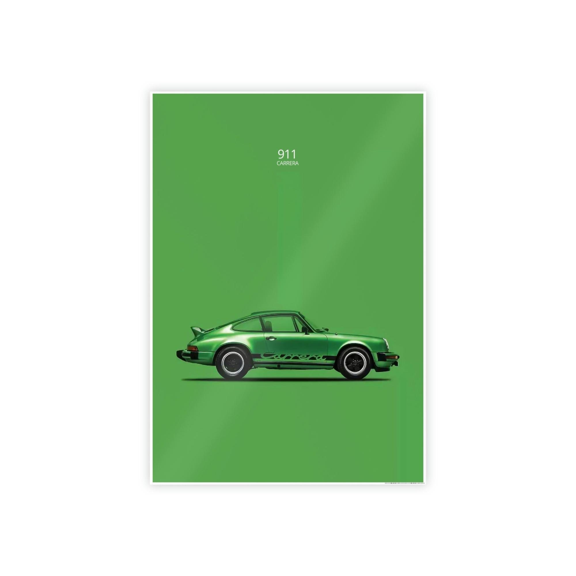 Porsche Classic Porsche: Vintage Wall Art on Natural Canvas & Poster