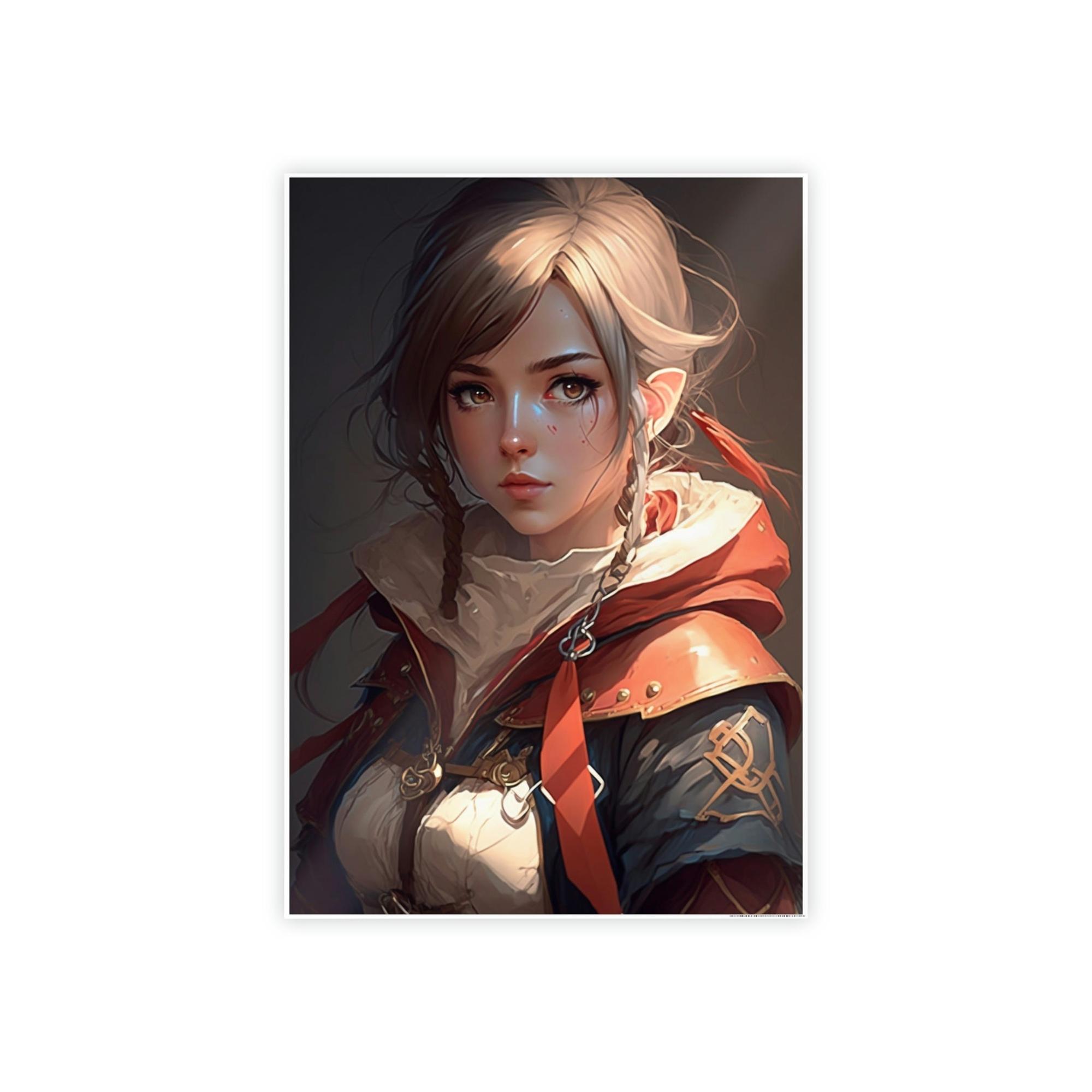 Anime Anime Dreams: Canvas Art with Fantasy Characters in a Dreamlike World