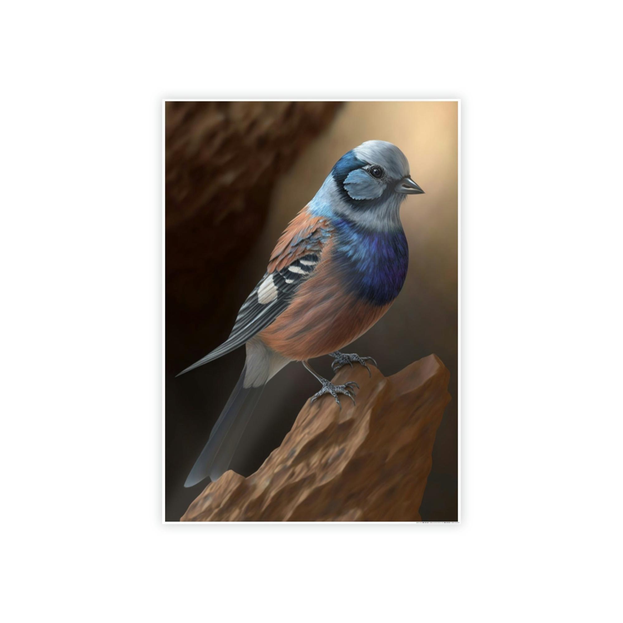 Birds The Rainbow of Feathers: A Print on Canvas & Poster of Birds with Vivid Colors