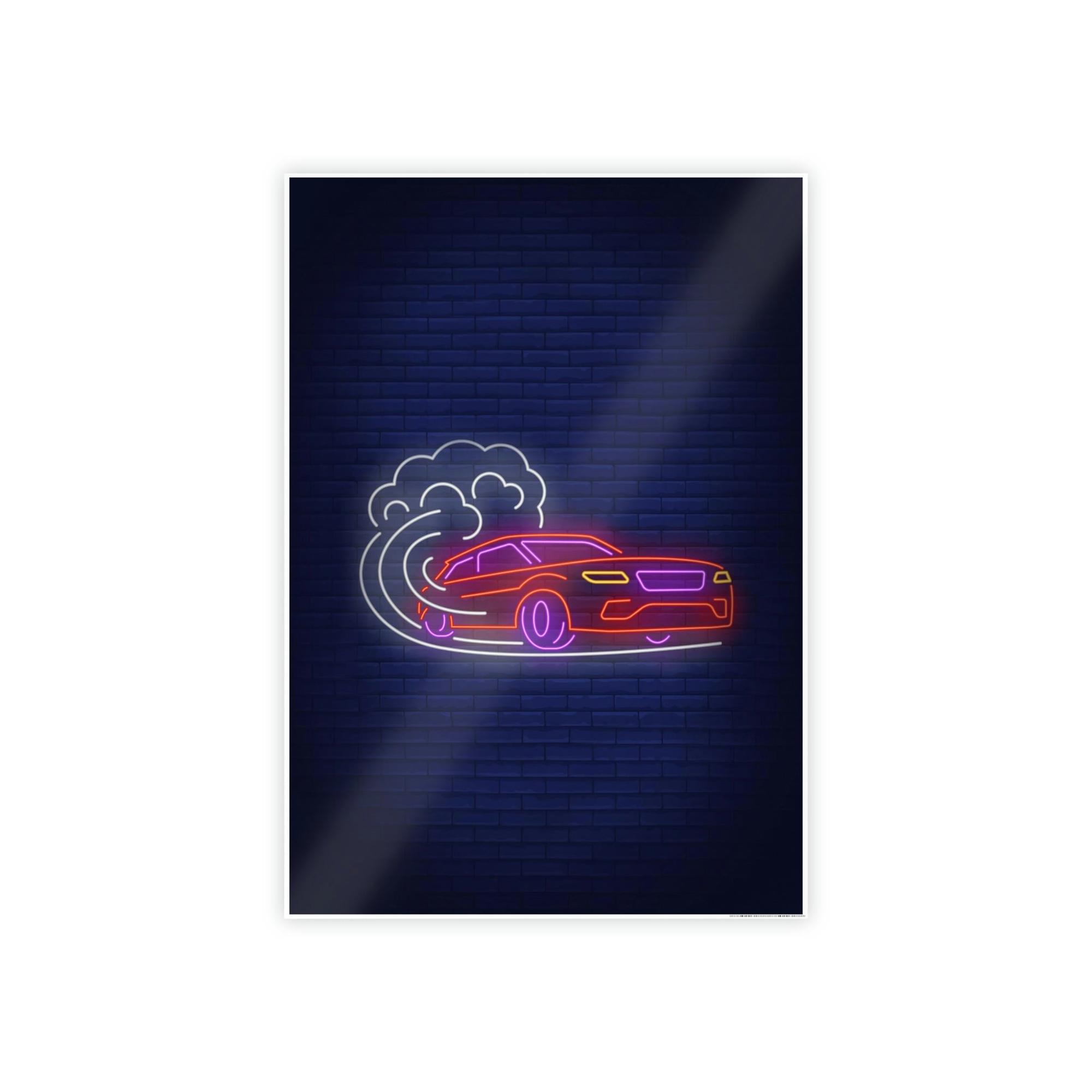 Neon Enchanted by Neon Nights: Premium Canvas Prints for Exquisite Wall Decor