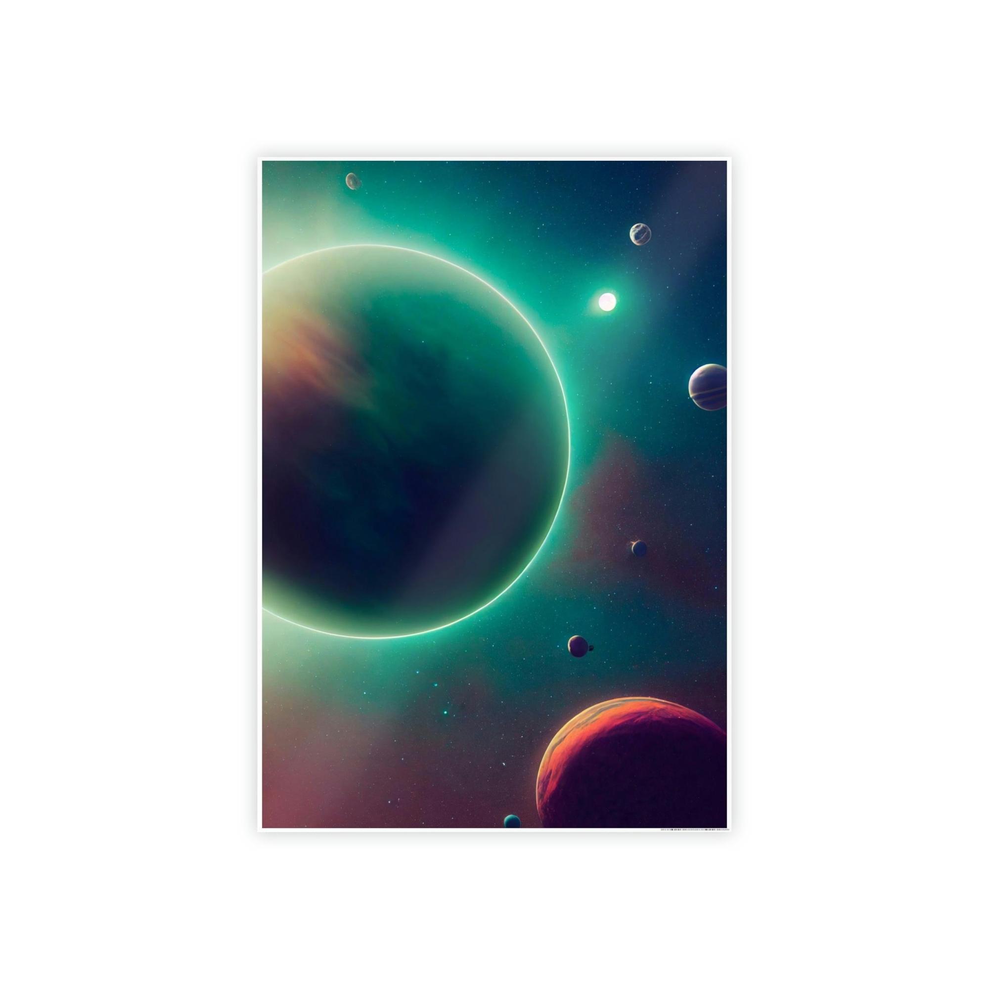 Astronomy & Space Solar System Symphony: A Striking Astronomy Print on Canvas & Poster