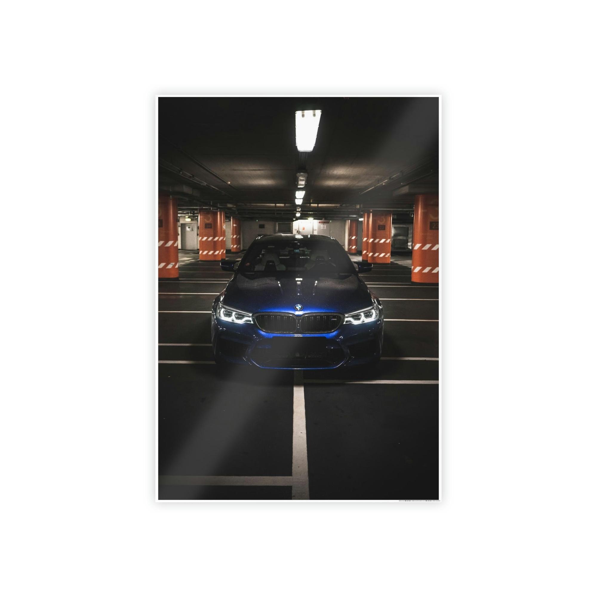 Bmw The Power of BMW: High-Quality Art Print on Natural Canvas & Poster