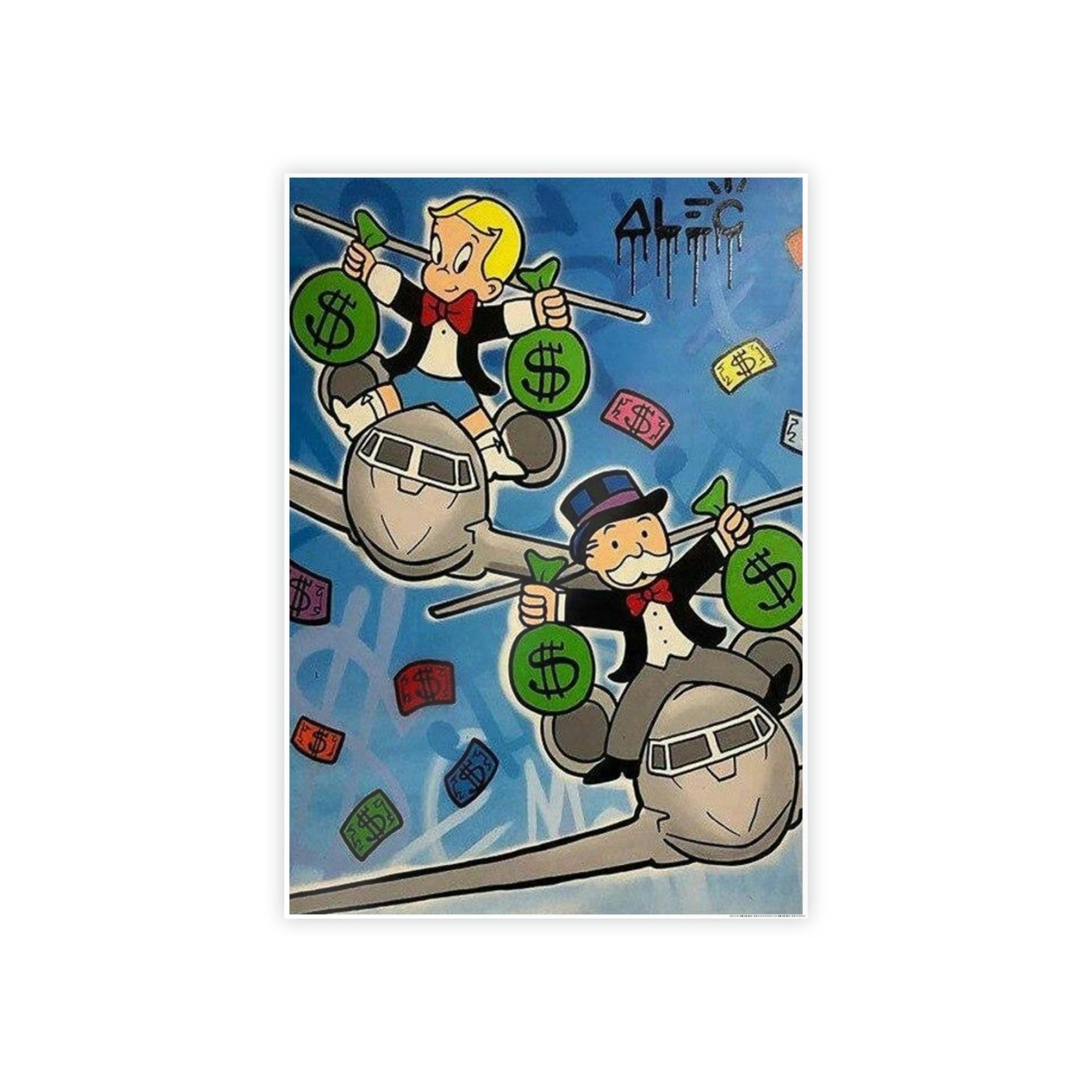 Monopoly & Motivation Colorful and Bold: Alec Monopoly Poster & Canvas Prints for an Eye-Catching Decor