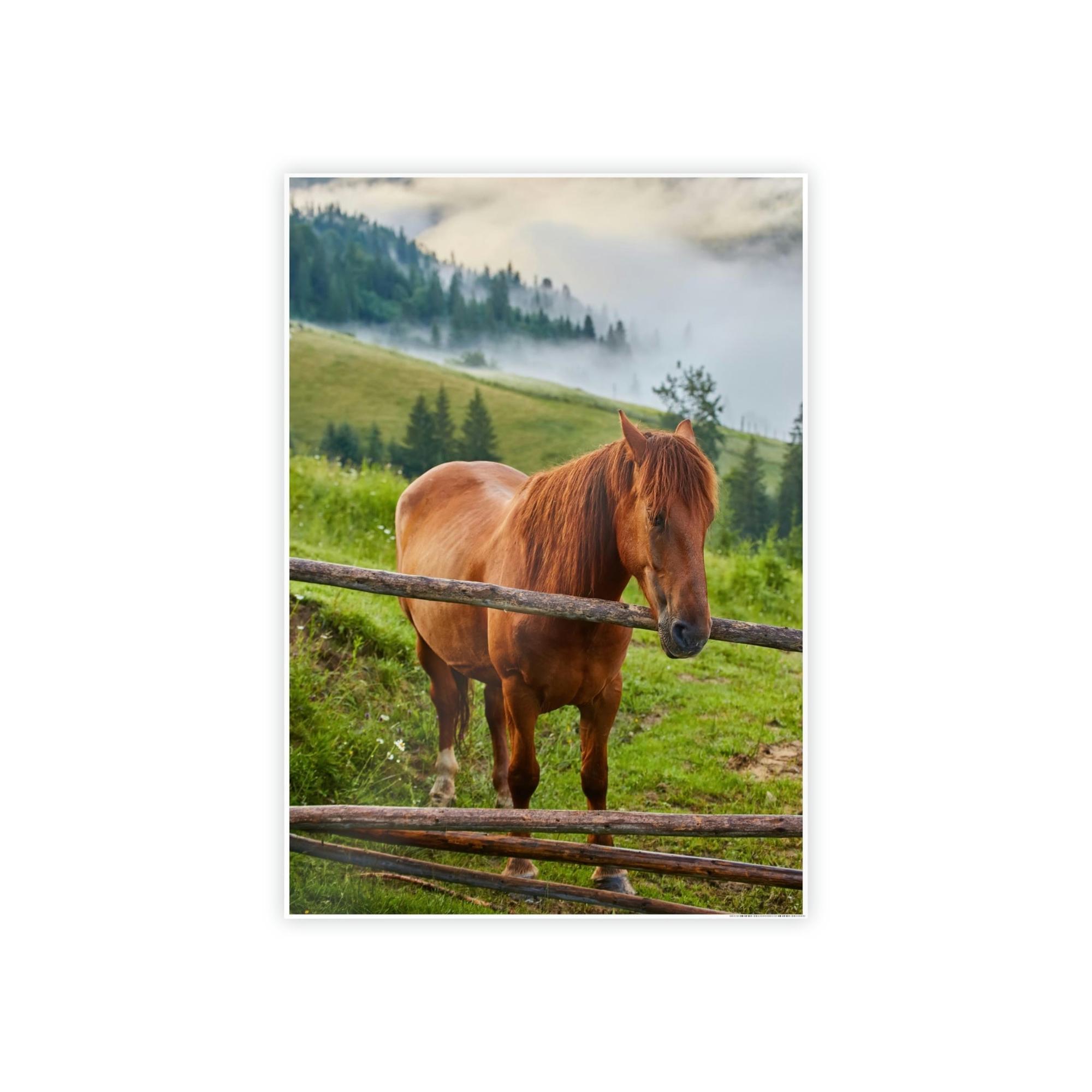 Animals Majestic Horse: A Stunning Animal Painting on Canvas to Adorn Your Wall