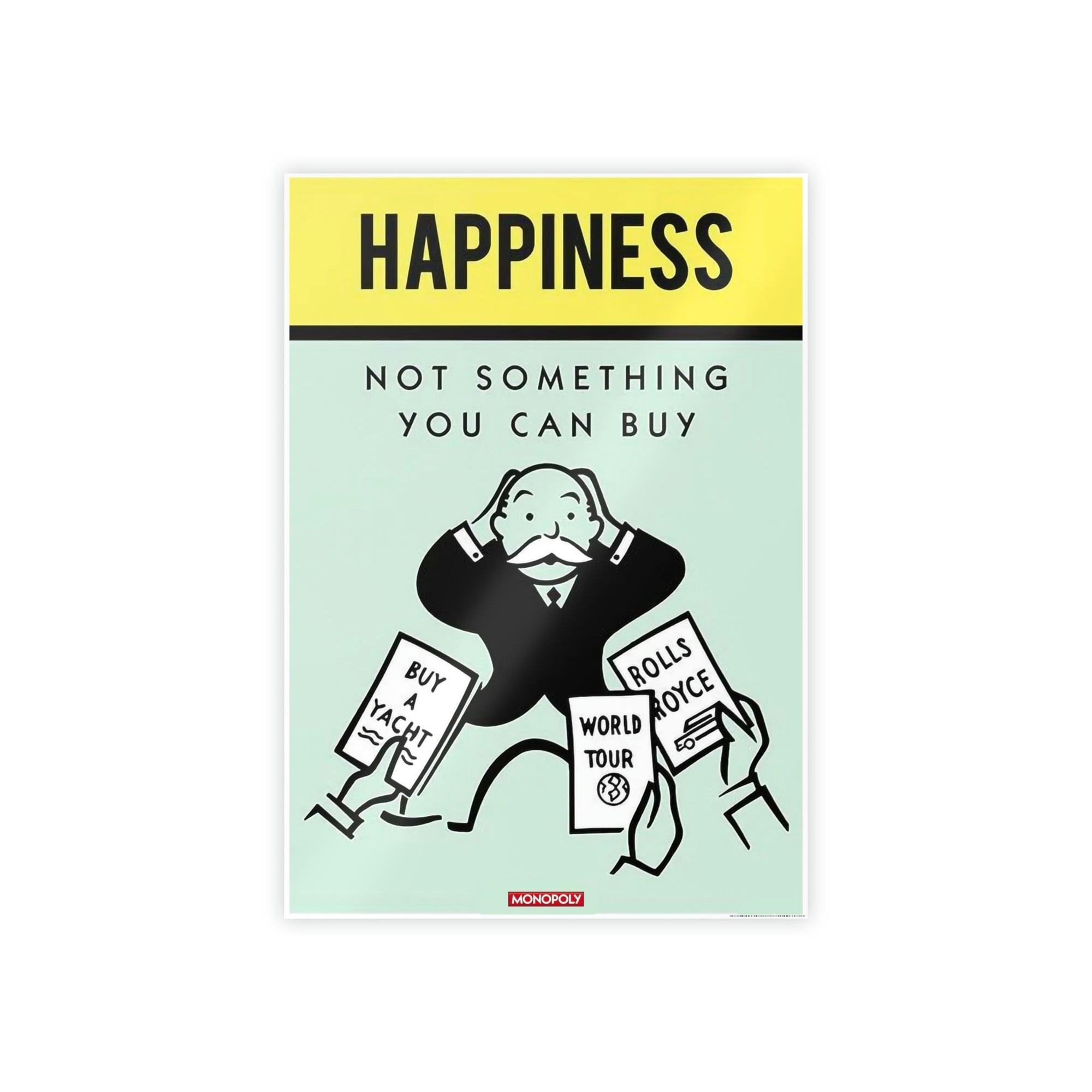 Monopoly & Motivation Money Quotes on Canvas: Alec Monopoly's Art and Poster Collection