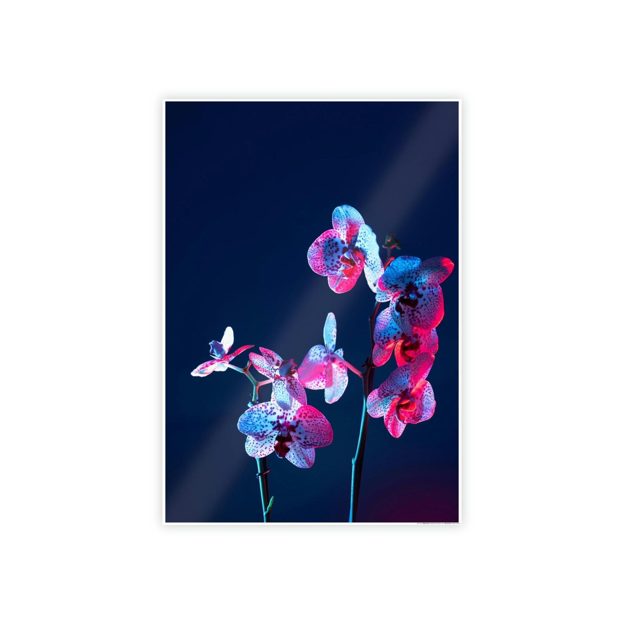For Bedroom Abstract Energy: Framed Poster on Canvas with Vibrant Colors for Artistic Bedroom