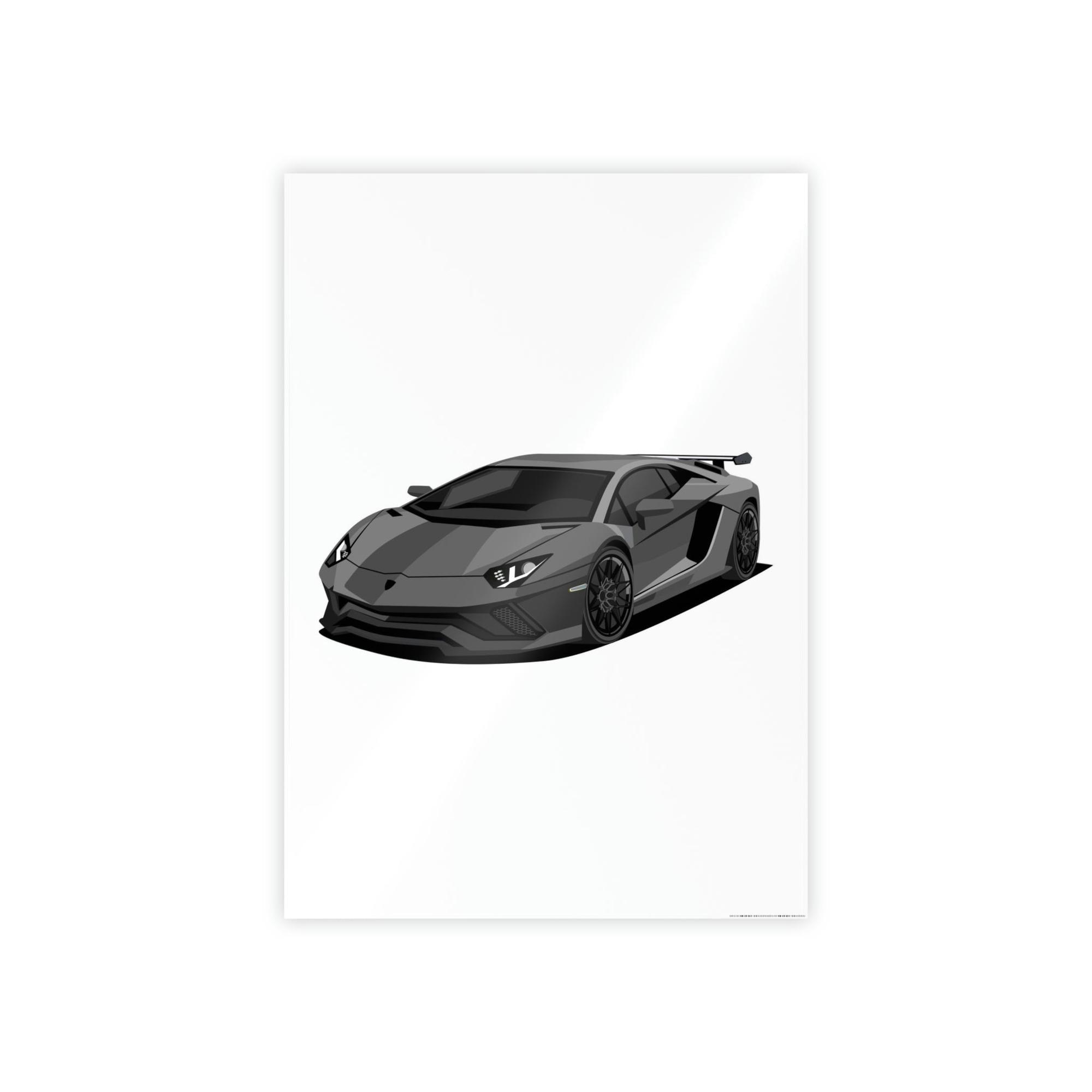 Lamborghini Supercar Wall Art: Lamborghini Framed Poster & Canvas for Auto Admirers