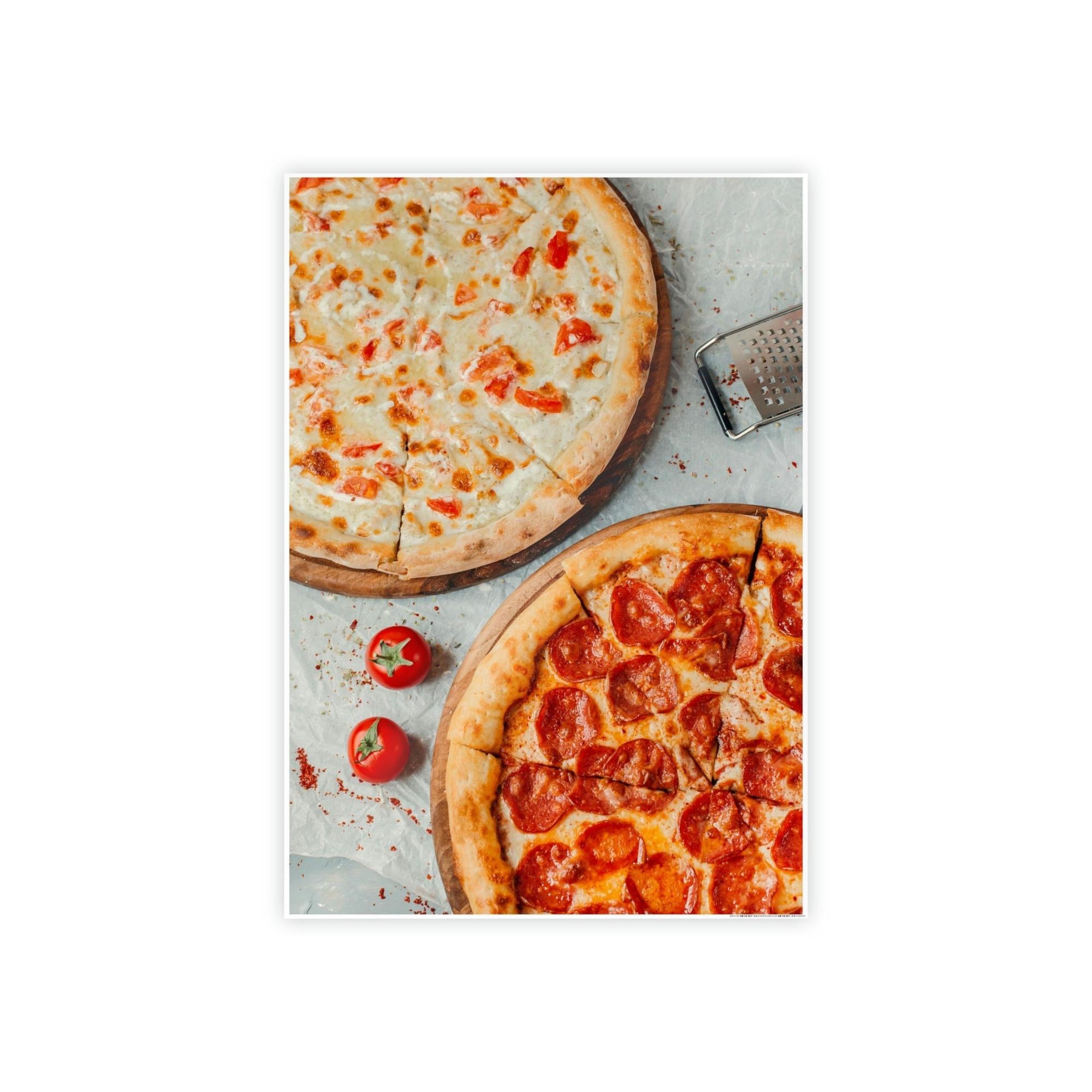 Pizza Pizza Art: Framed Posters of Pizza as a High Art Subject for Sophisticated Taste