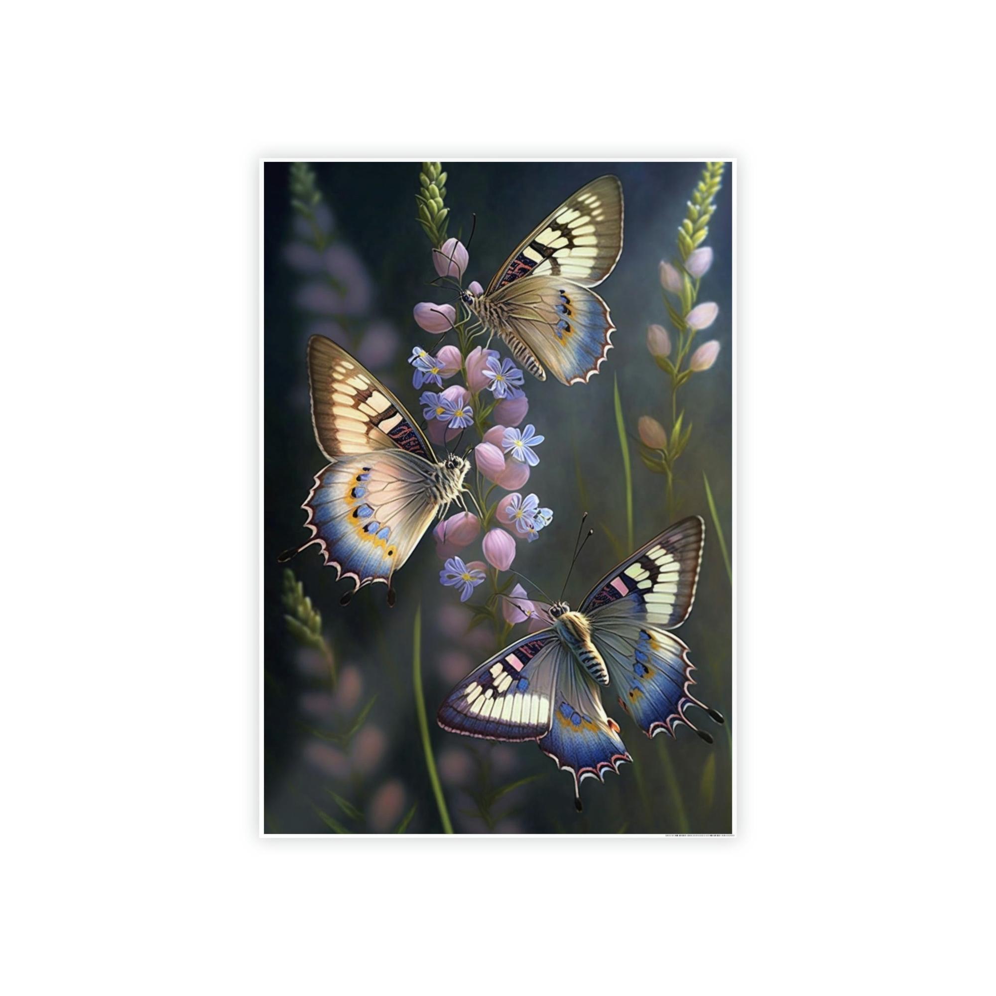 Butterflys The Majesty of Butterflies: Framed Poster & Canvas Print of Majestic Insects