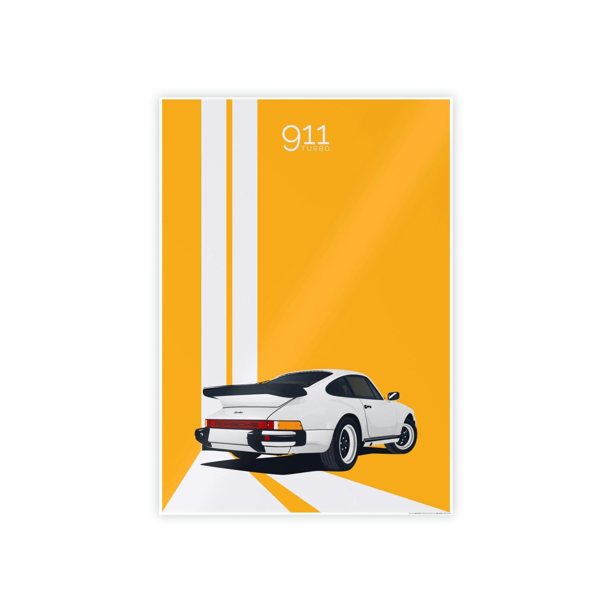 Porsche Racing with Style: A Canvas & Poster Print of Porsche's Sleek Lines in Action