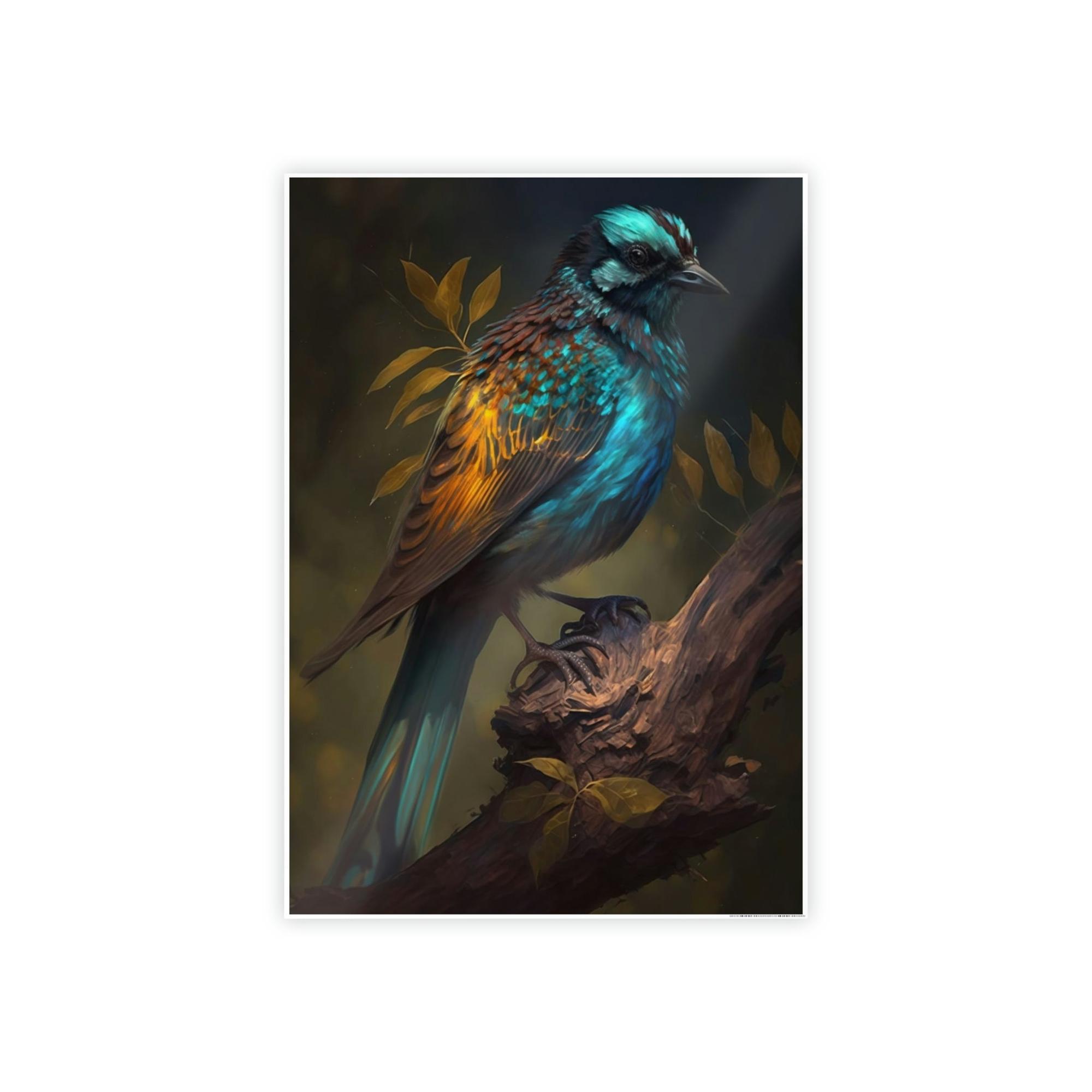 Birds The Majestic Birds: A Framed Canvas & Poster Print of Birds