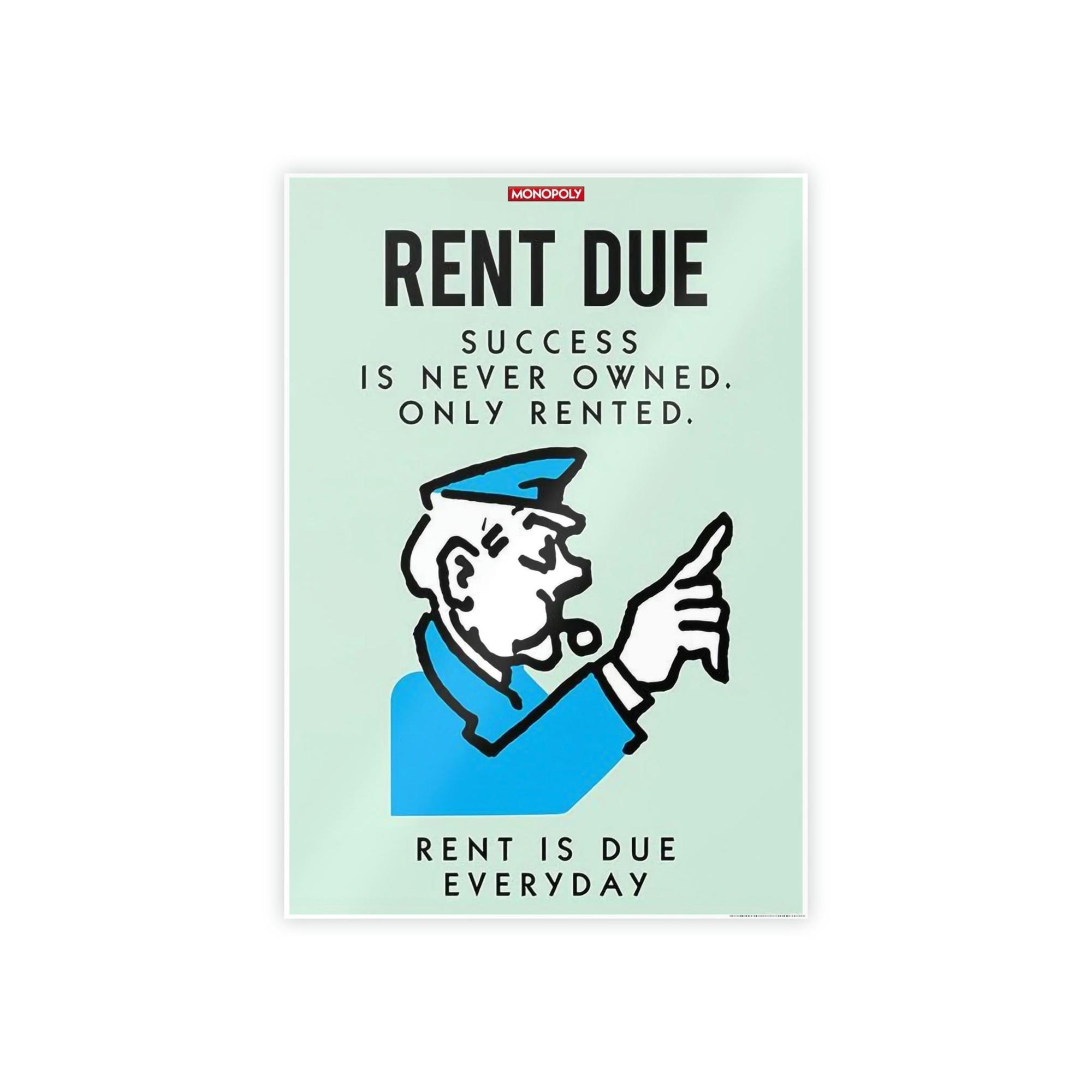 Monopoly & Motivation Money Meets Inspiration: Alec Monopoly's Quote Art on High-Quality Canvas