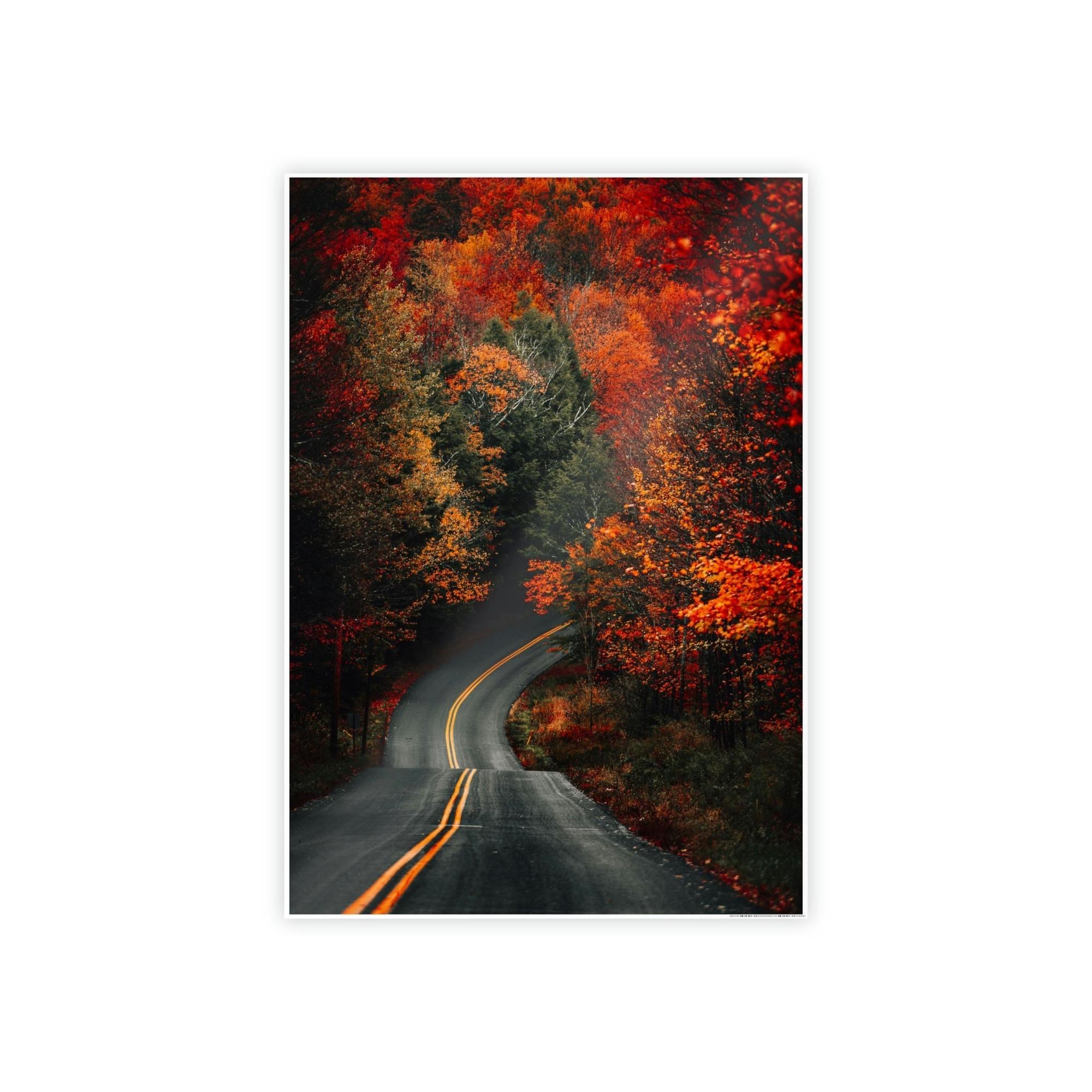 Autumn Golden Hues of Autumn: A Stunning Framed Poster and Wall Art to Bring Nature Indoors