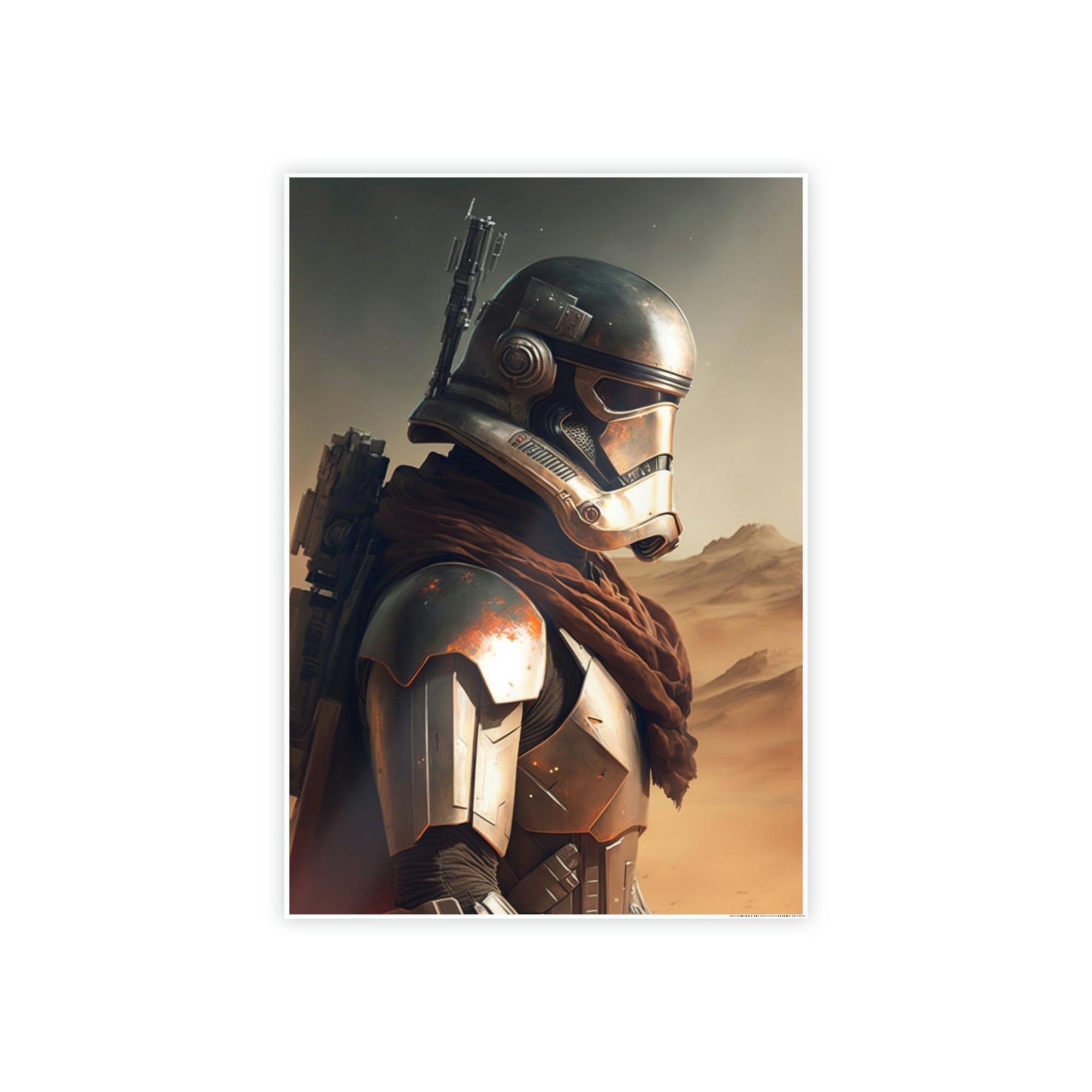 Star Wars Galactic Empire Rises: Poster & Canvas Print of Star Wars Art