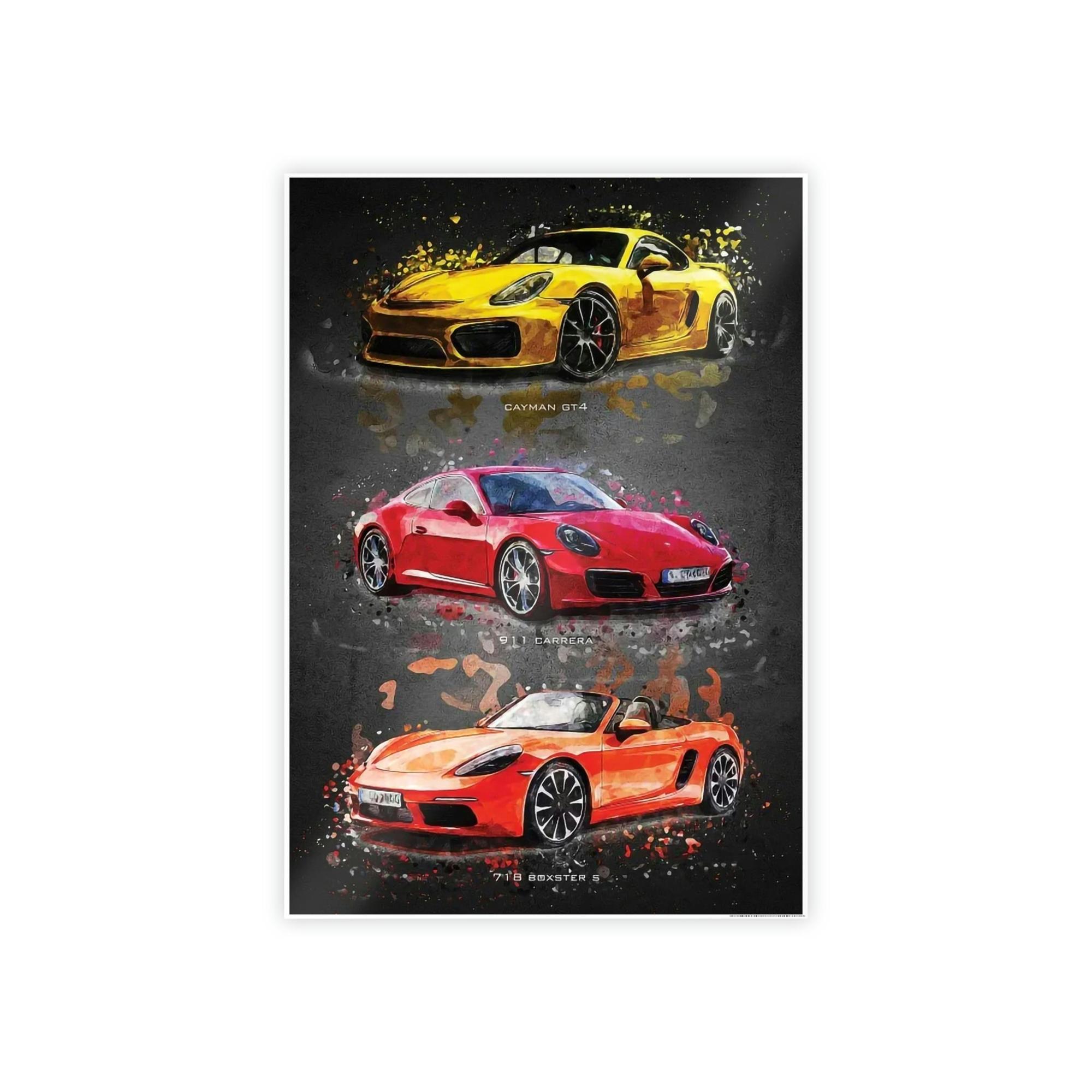 Porsche Porsche Dreams: Inspirational Wall Art on a Framed Poster & Canvas