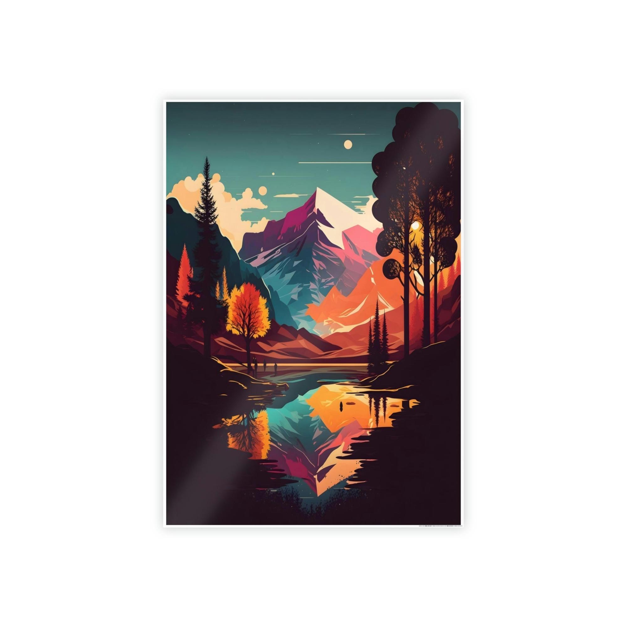 Lakes And Rivers The Magic of Lakes and Rivers: Natural Canvas Wall Art of Enchanting Scenery
