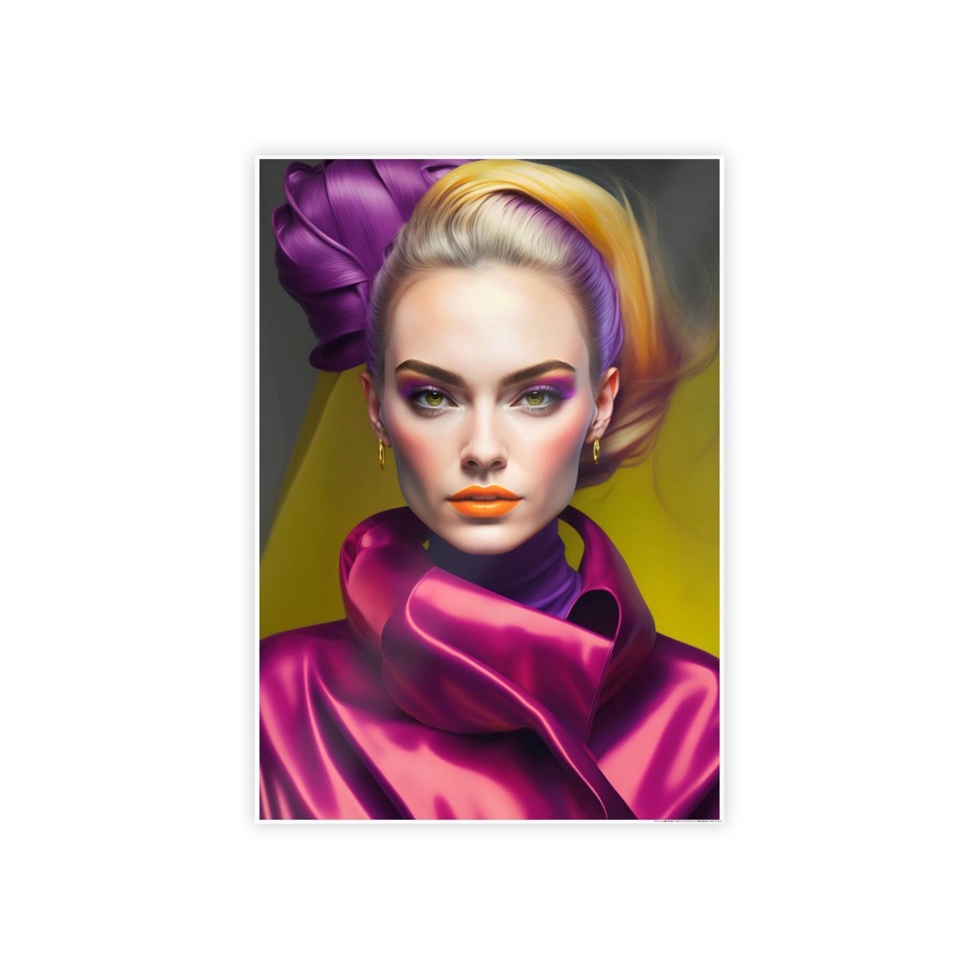 Fashion And Beauty Glamour and Glitz: A Wall Art Print of Fashion and Beauty Icons