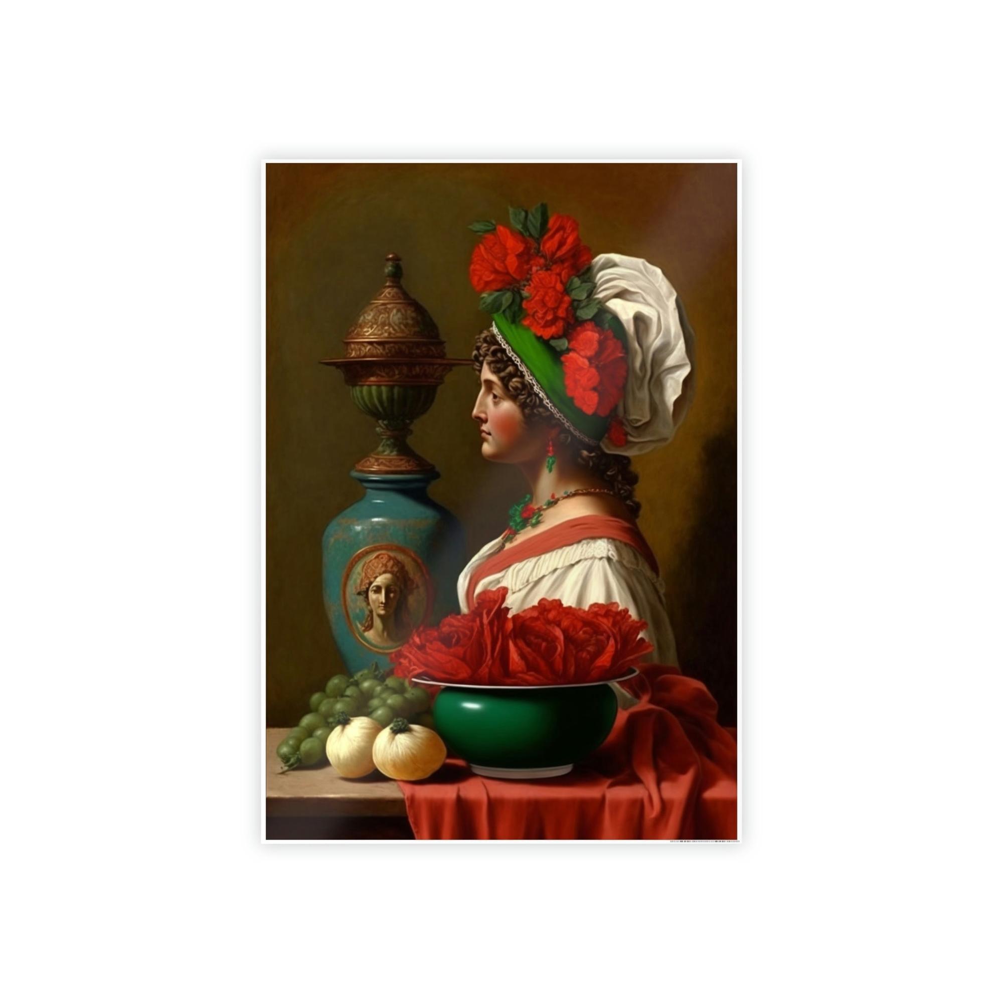 Italian Sophisticated Italian: Poster & Canvas Art Print of Classy Italian Women