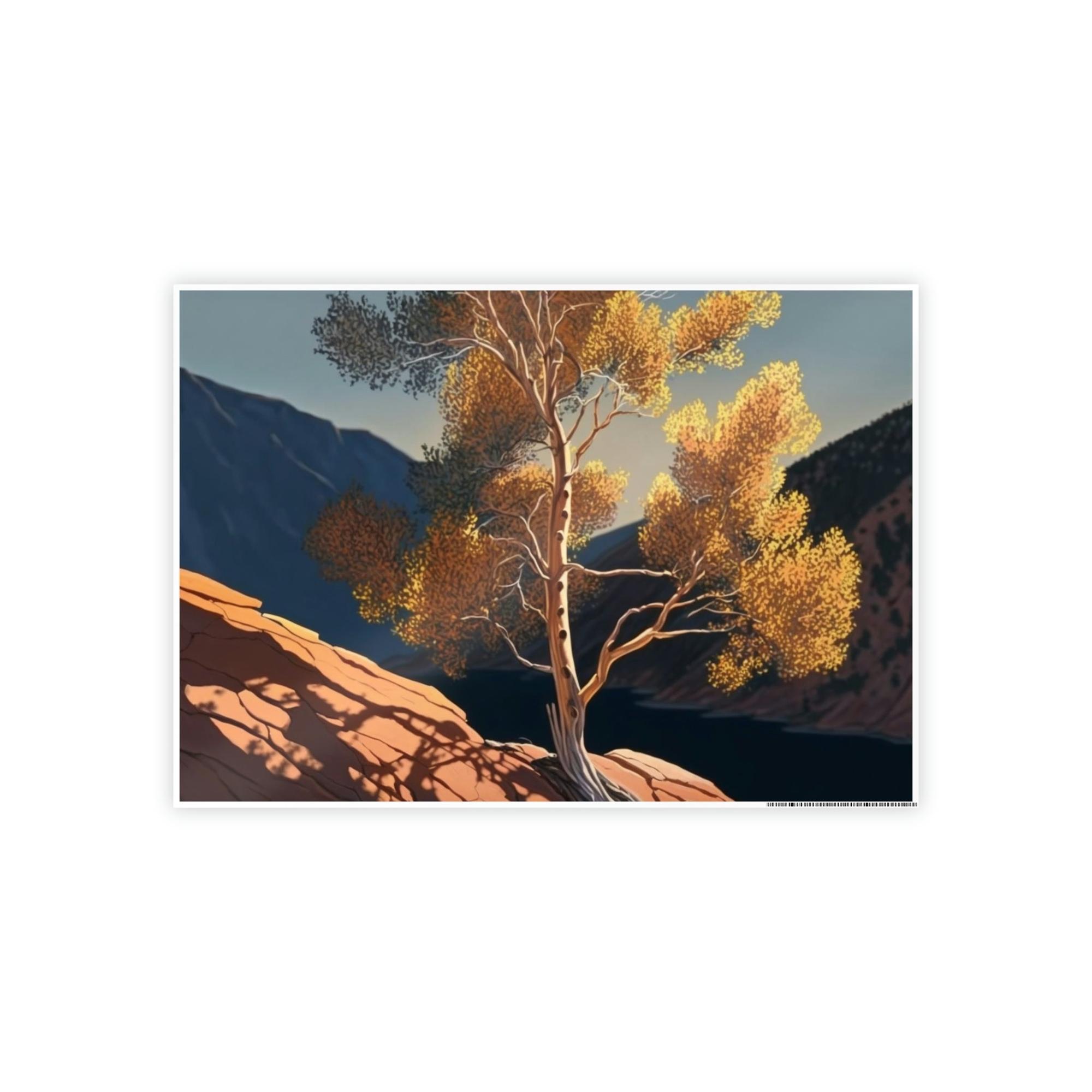 Aspen Trees Aspen Trees in the Mountains: Canvas & Poster Print of Alpine Scenery