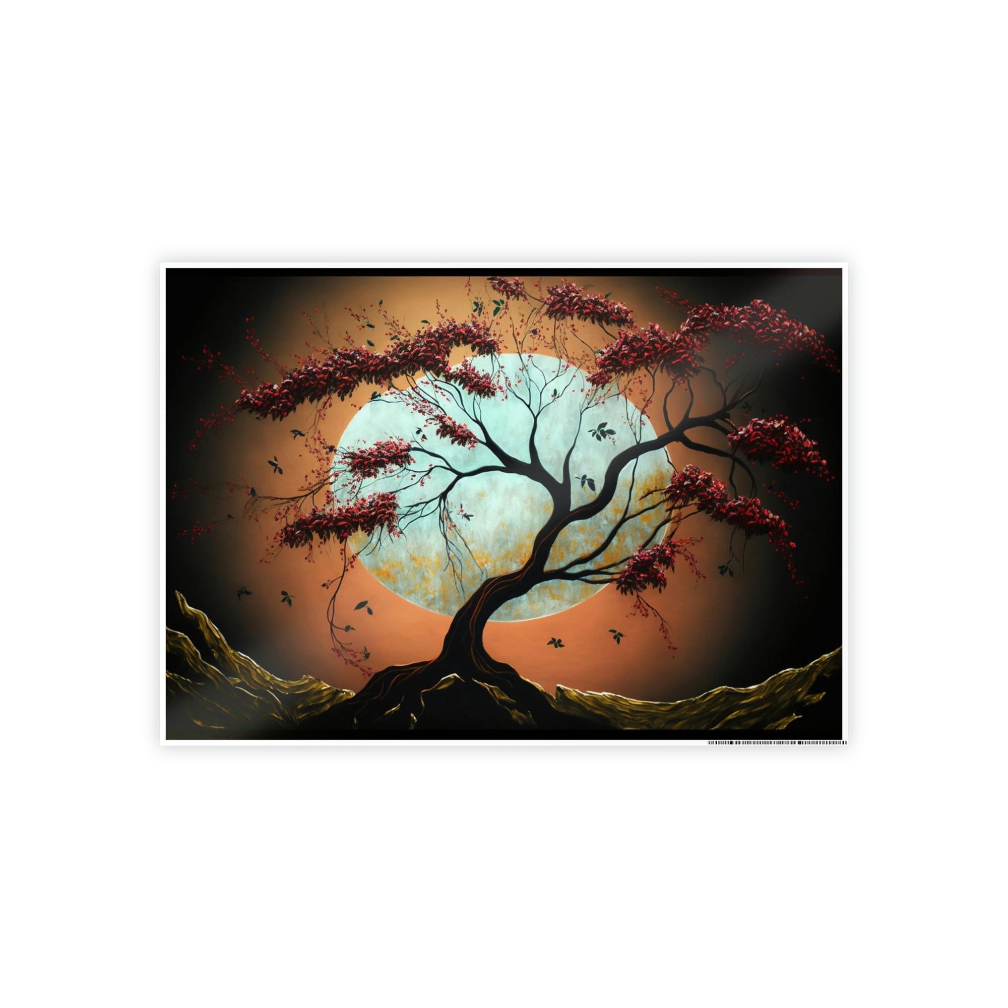 Abstract Landscape Natural Illusions: Canvas & Poster Print of Abstract Landscape