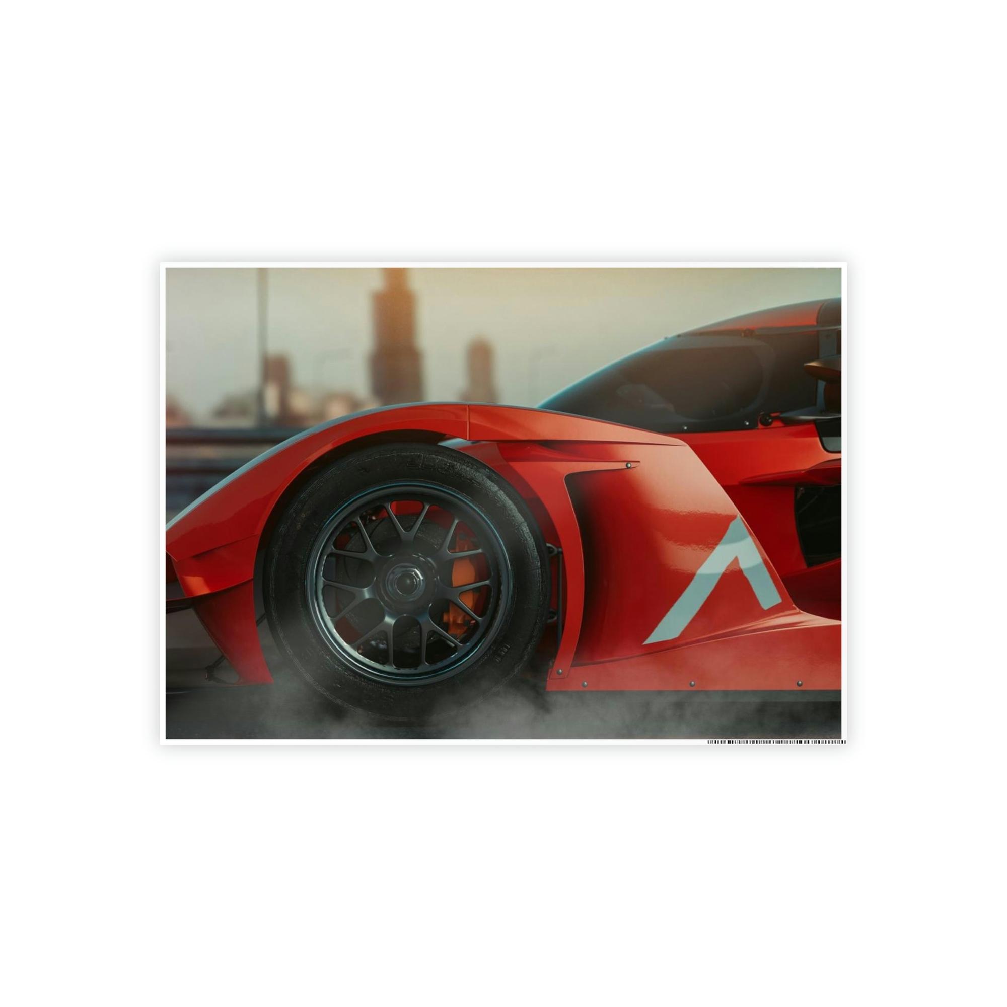 Auto Racing The Need for Speed: Canvas & Posters Art of Auto Racing