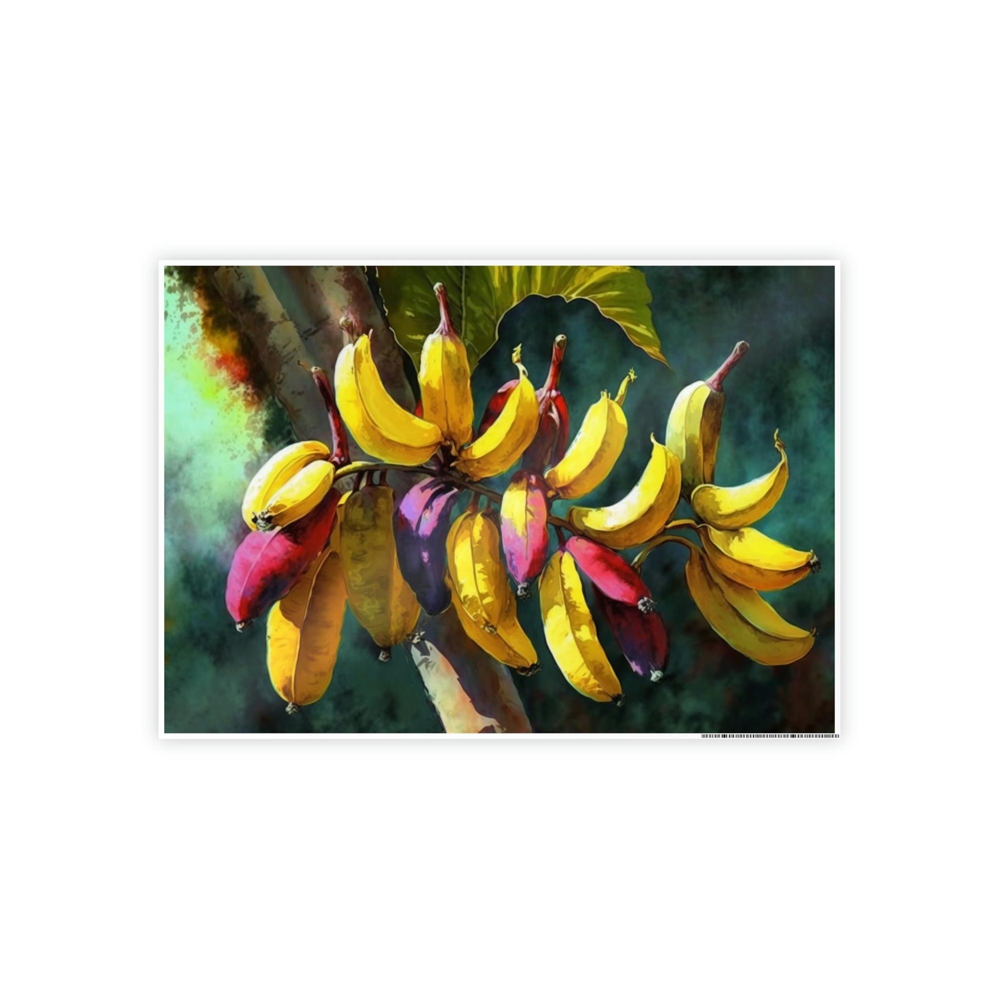 Banana Trees The Beauty of the Tropics: Natural Canvas & Posters with Lush Banana Trees