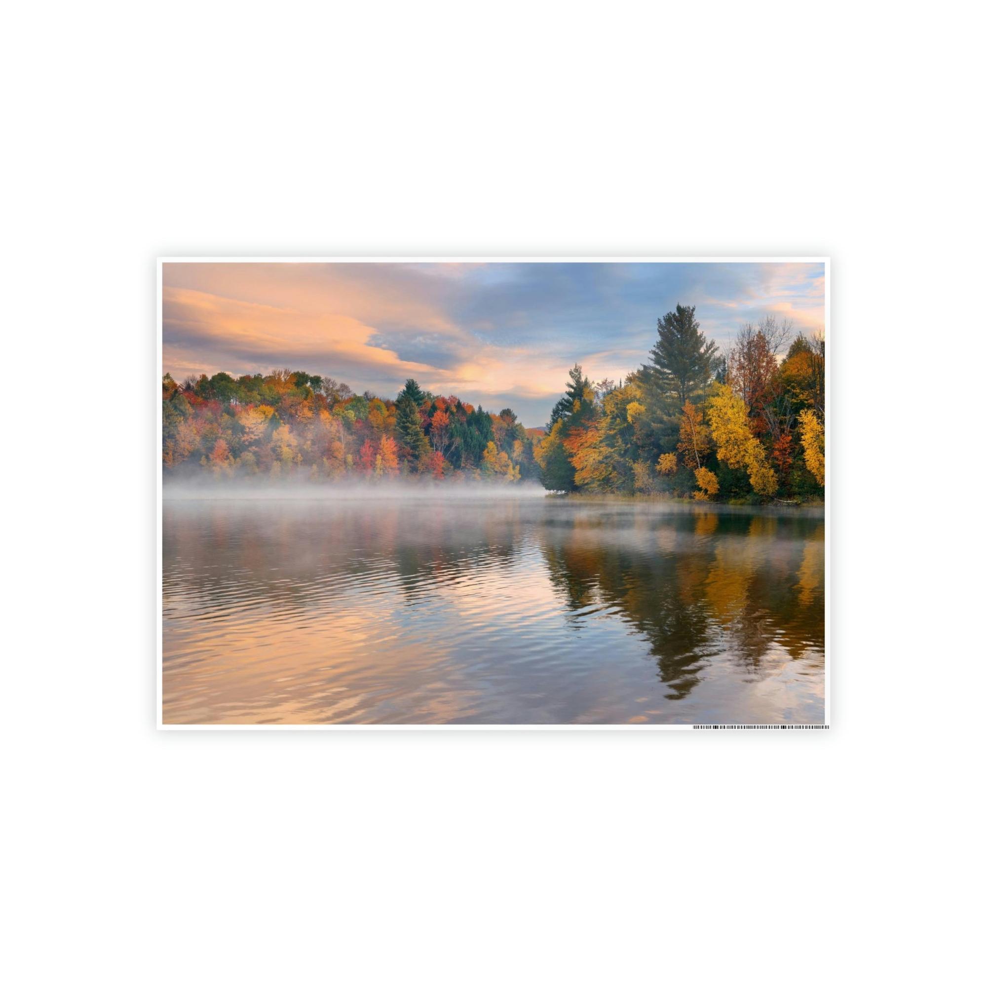 Autumn Seasonal Splendor: A Stunning Print on Canvas and Framed Canvas to Celebrate the Colors of Fall
