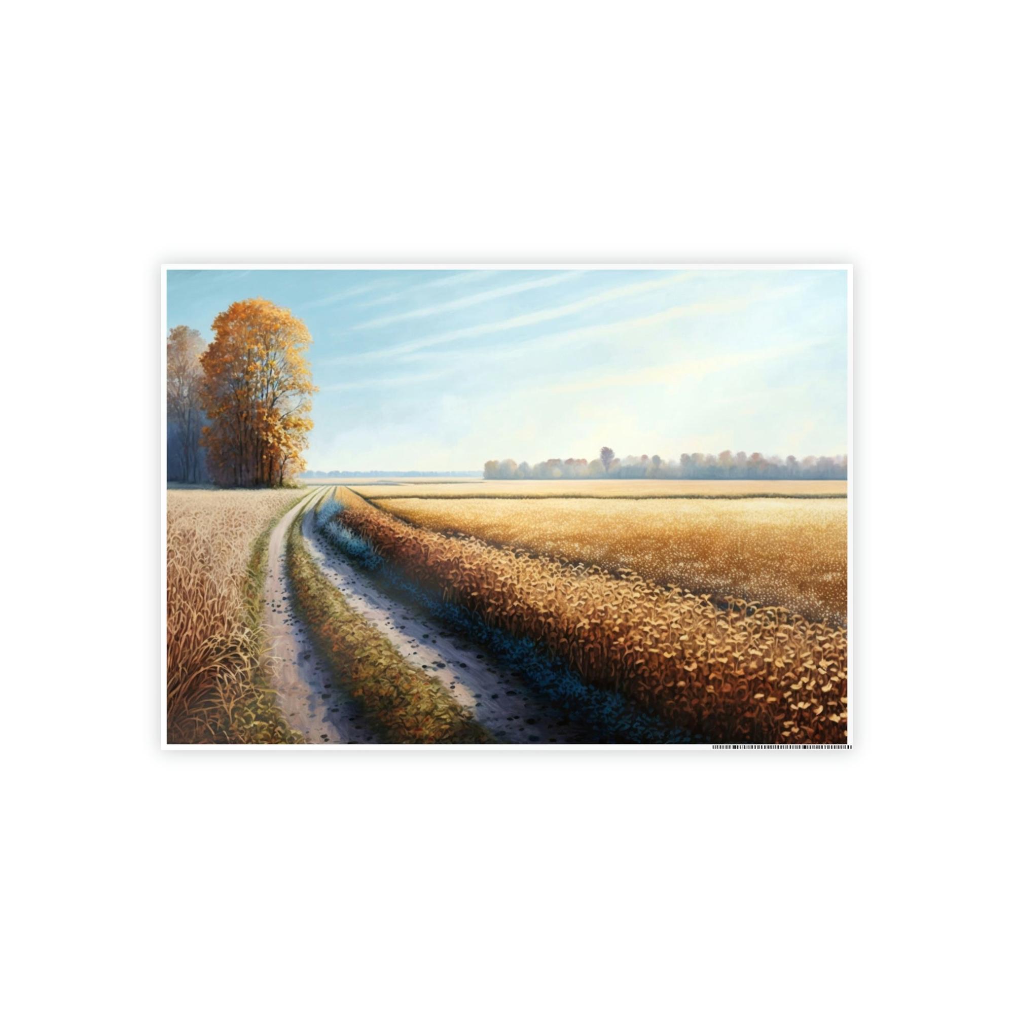 Autumn Autumn Serenity: Captivating Wall Art and Canvas Print for a Peaceful Ambience