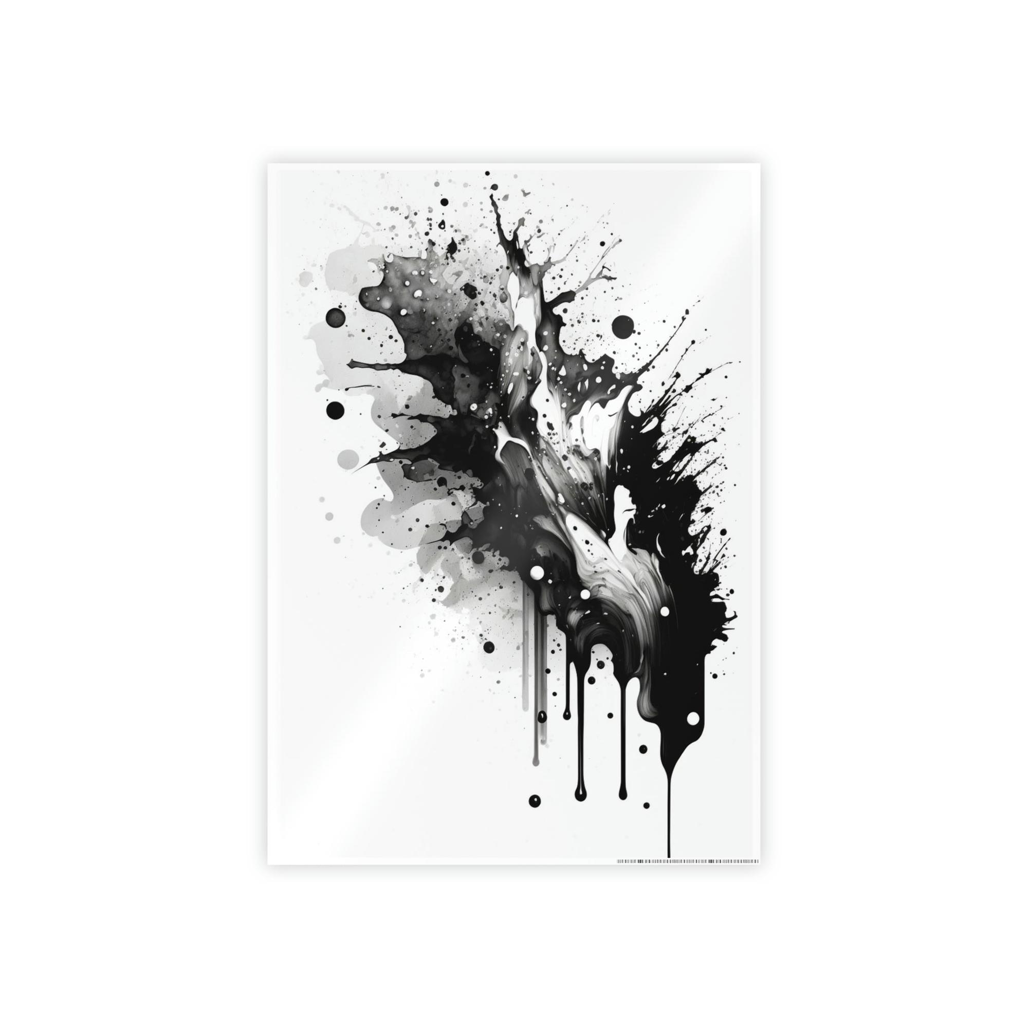Black White The Contrast of Timeless Elegance: Black and White Canvas Wall Art