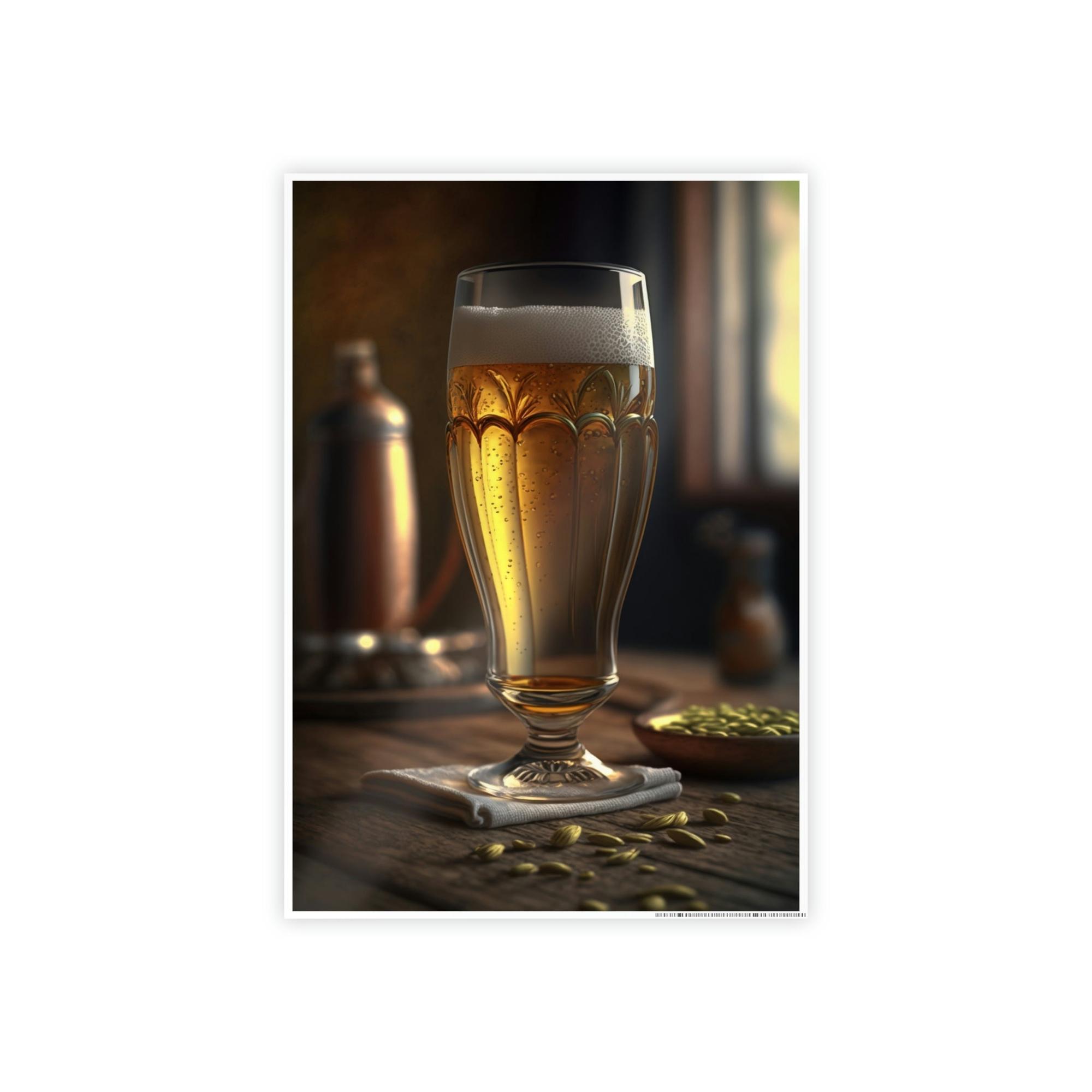 Beer The Art of Beer: Canvas and Poster Depicting Your Favorite Brews
