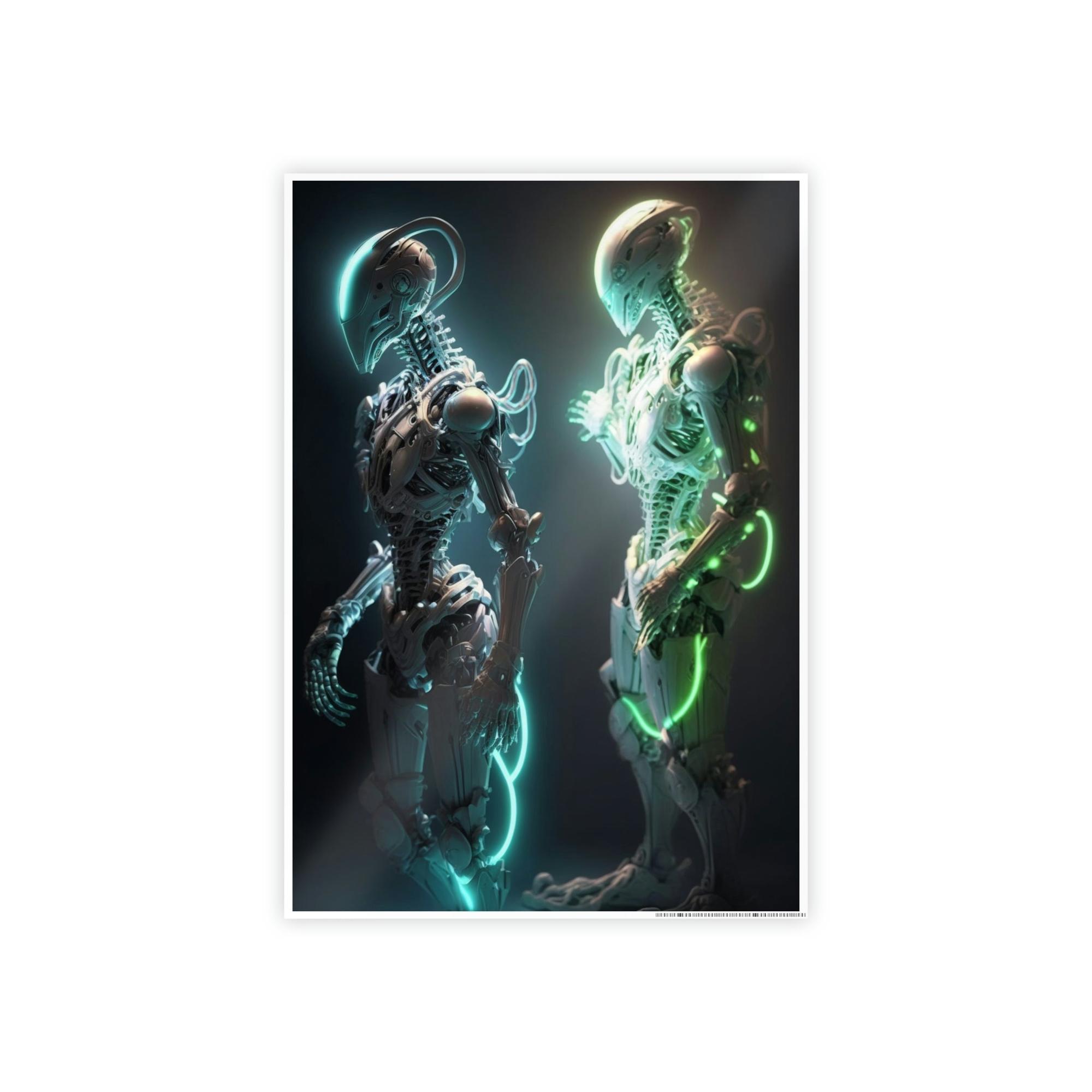 Aliens Beyond the Stars: A Stunning Wall Art Depiction of Alien Worlds
