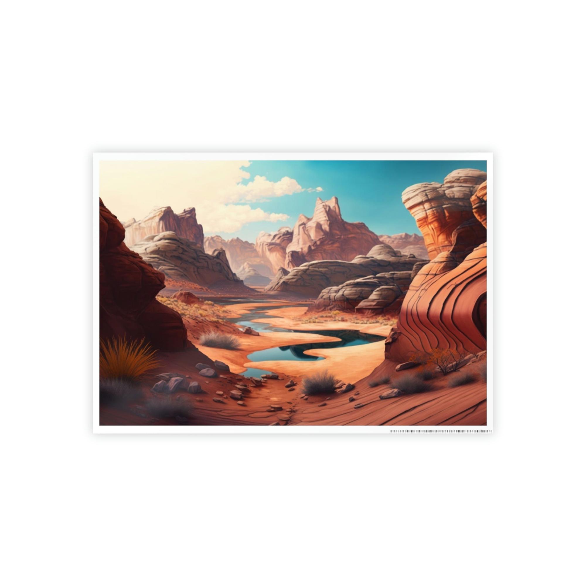 Canyon Nature's Beauty: Canyons Print on Canvas and Art Prints for Your Home