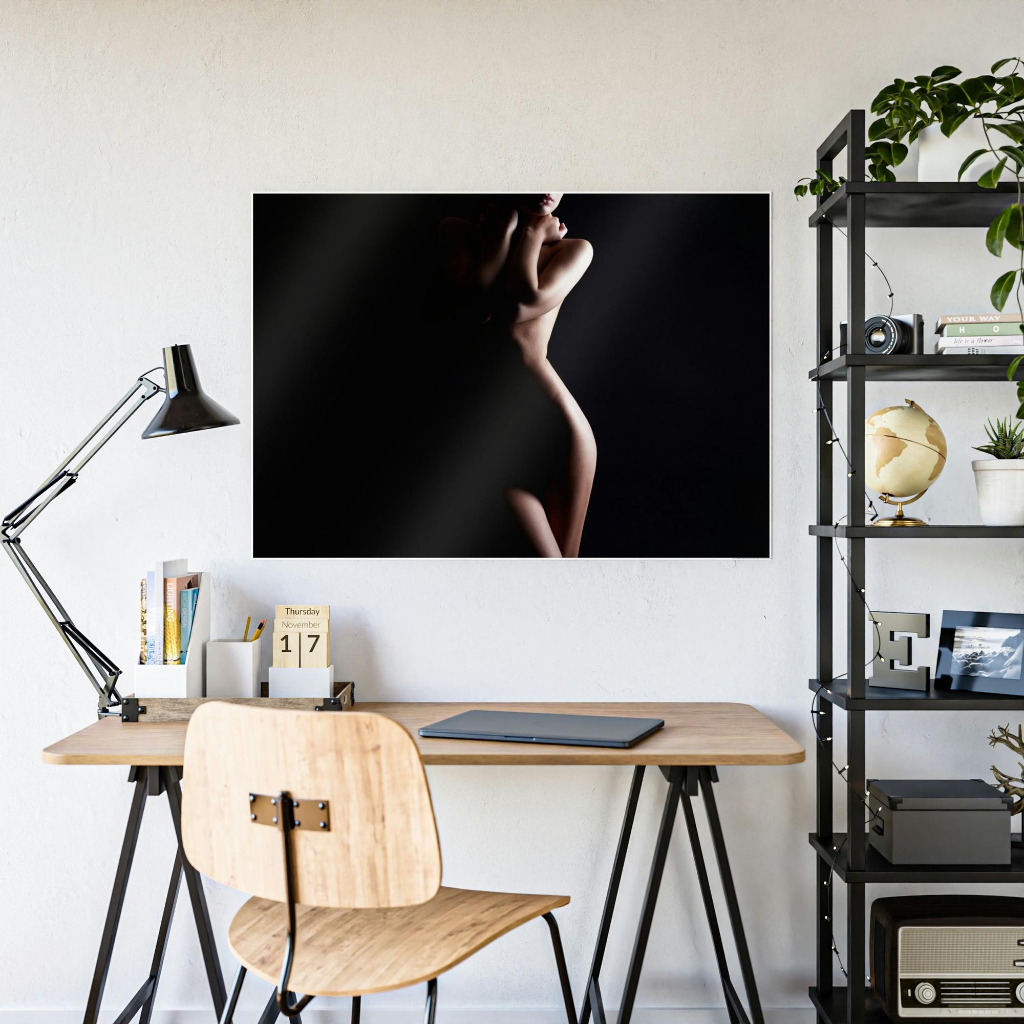 Erotic Intimate Elegance: Erotic Framed Canvas & Poster Prints