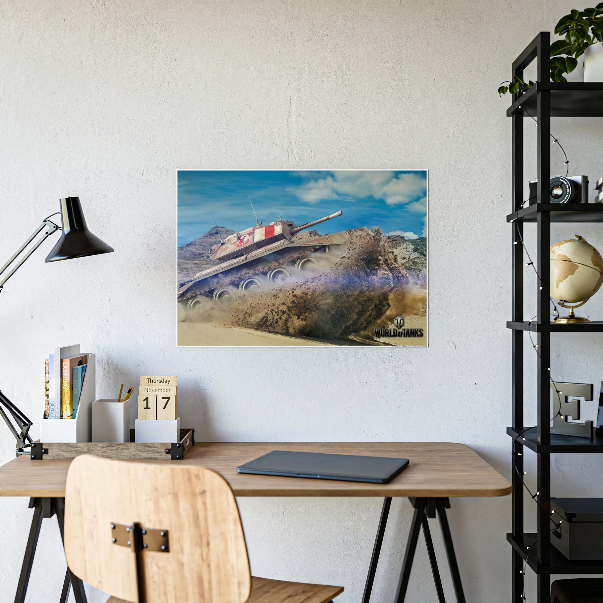 World Of Tanks Metal Warriors: Captivating World of Tanks Canvas & Poster Wall Art