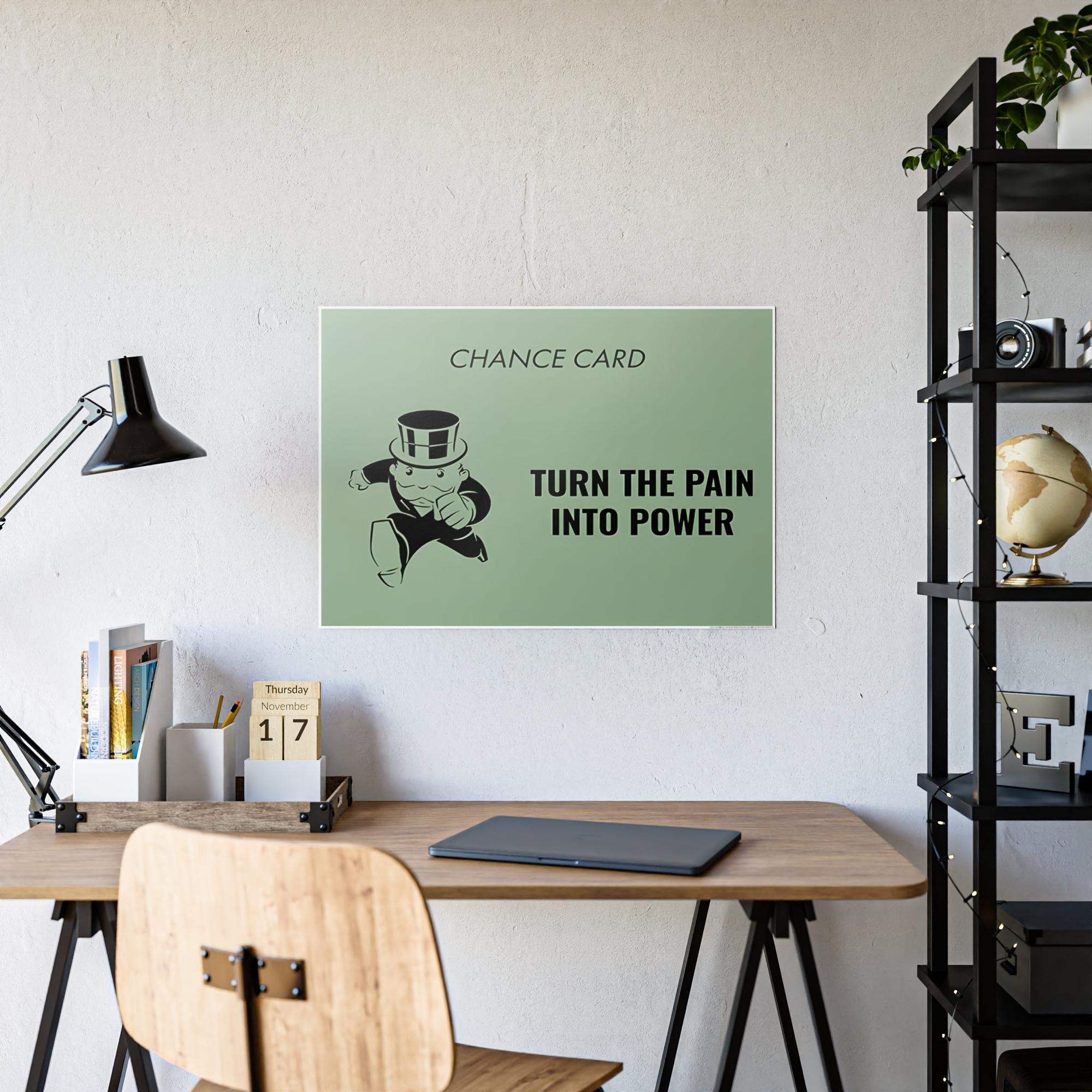 Monopoly & Motivation Monopoly's Motivation : Artistic Print on Framed Canvas & Poster