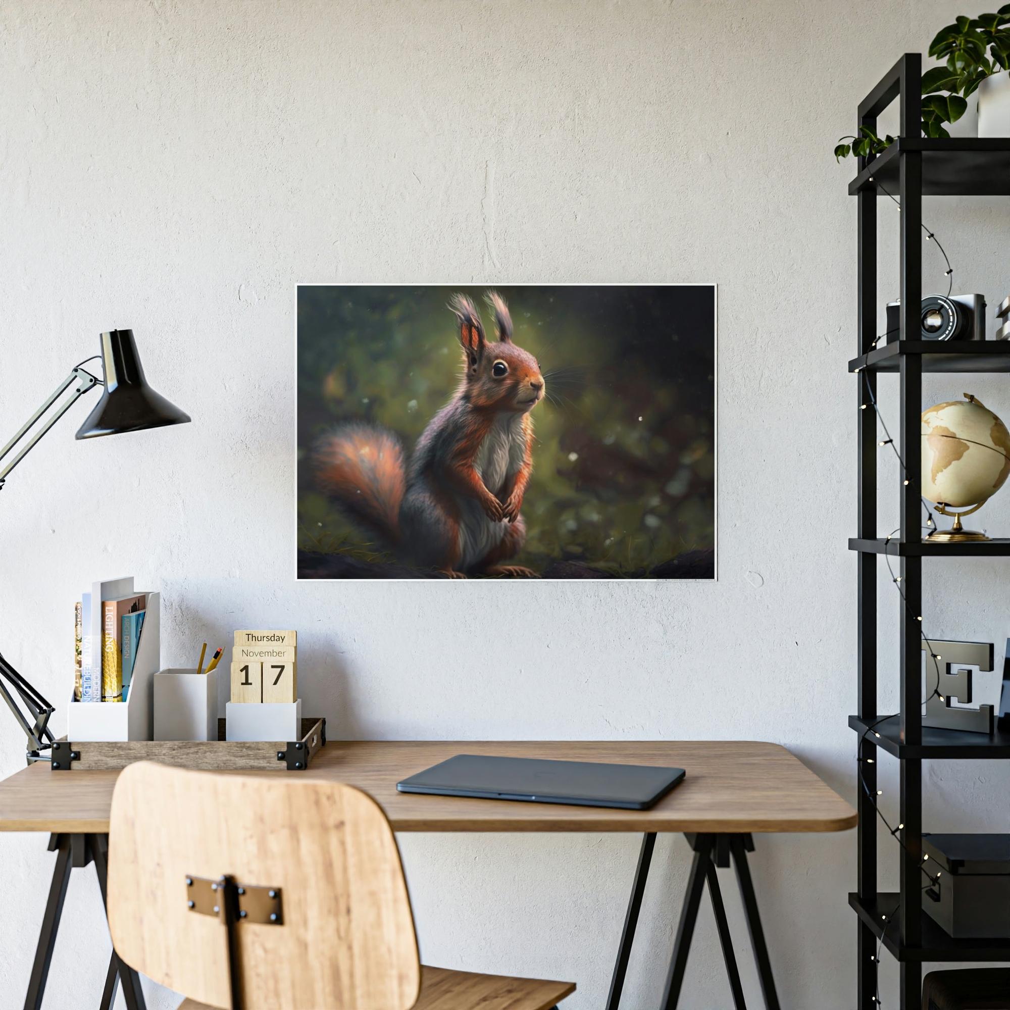 Squirrels Squirrelly Charm: A Furry Friend