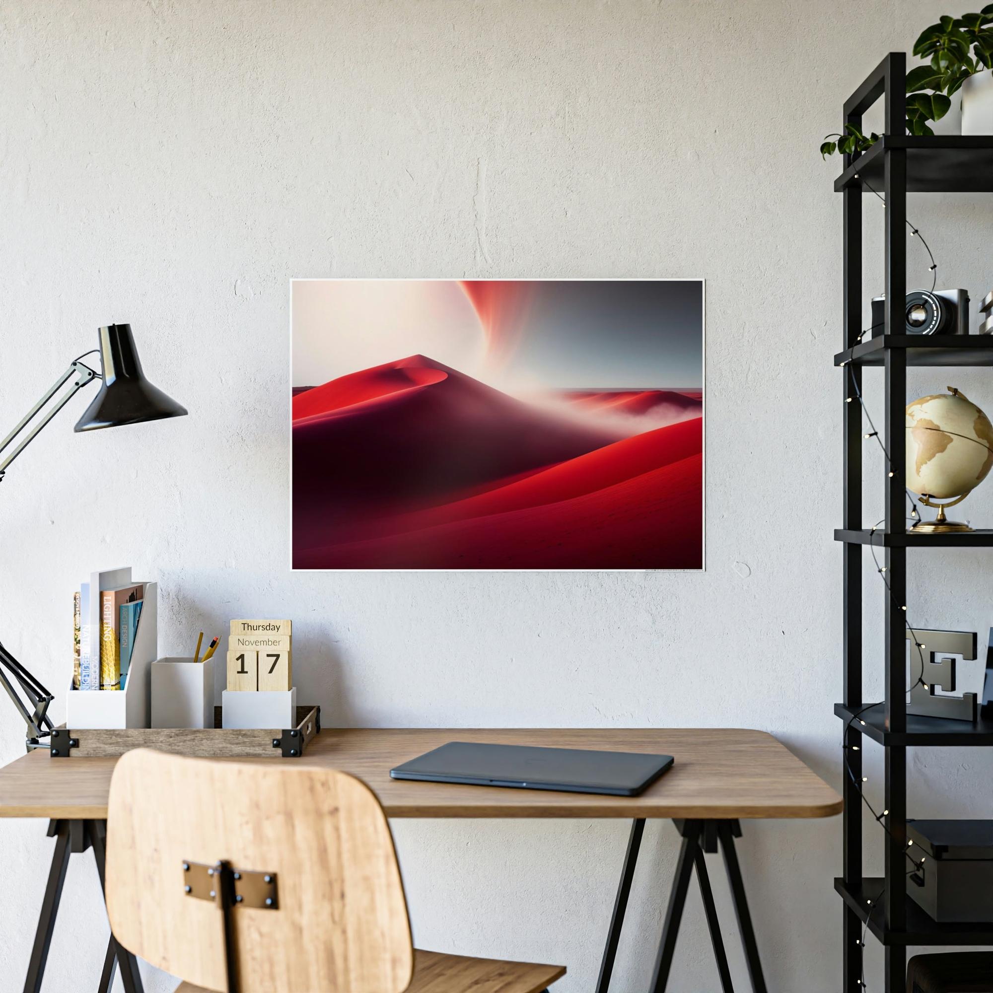Red Abstract Art Bringing Vibrancy to Your Walls: Red Abstract Art on Canvas & Posters