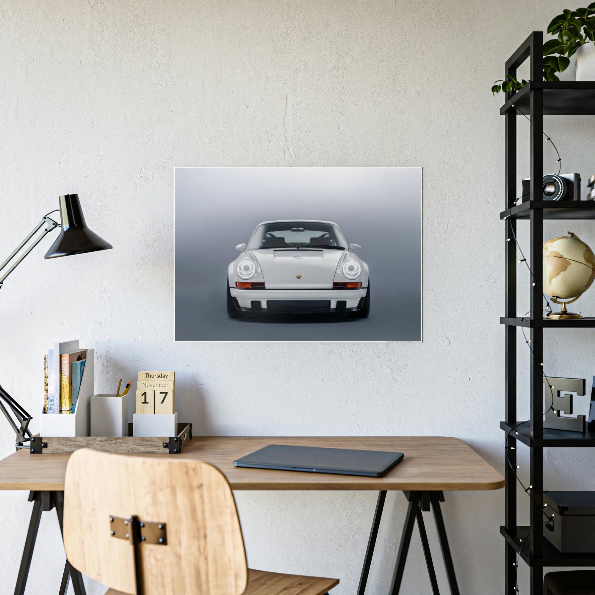 Porsche Sleek Sophistication: Canvas Wall Art Print of the Porsche Aesthetic