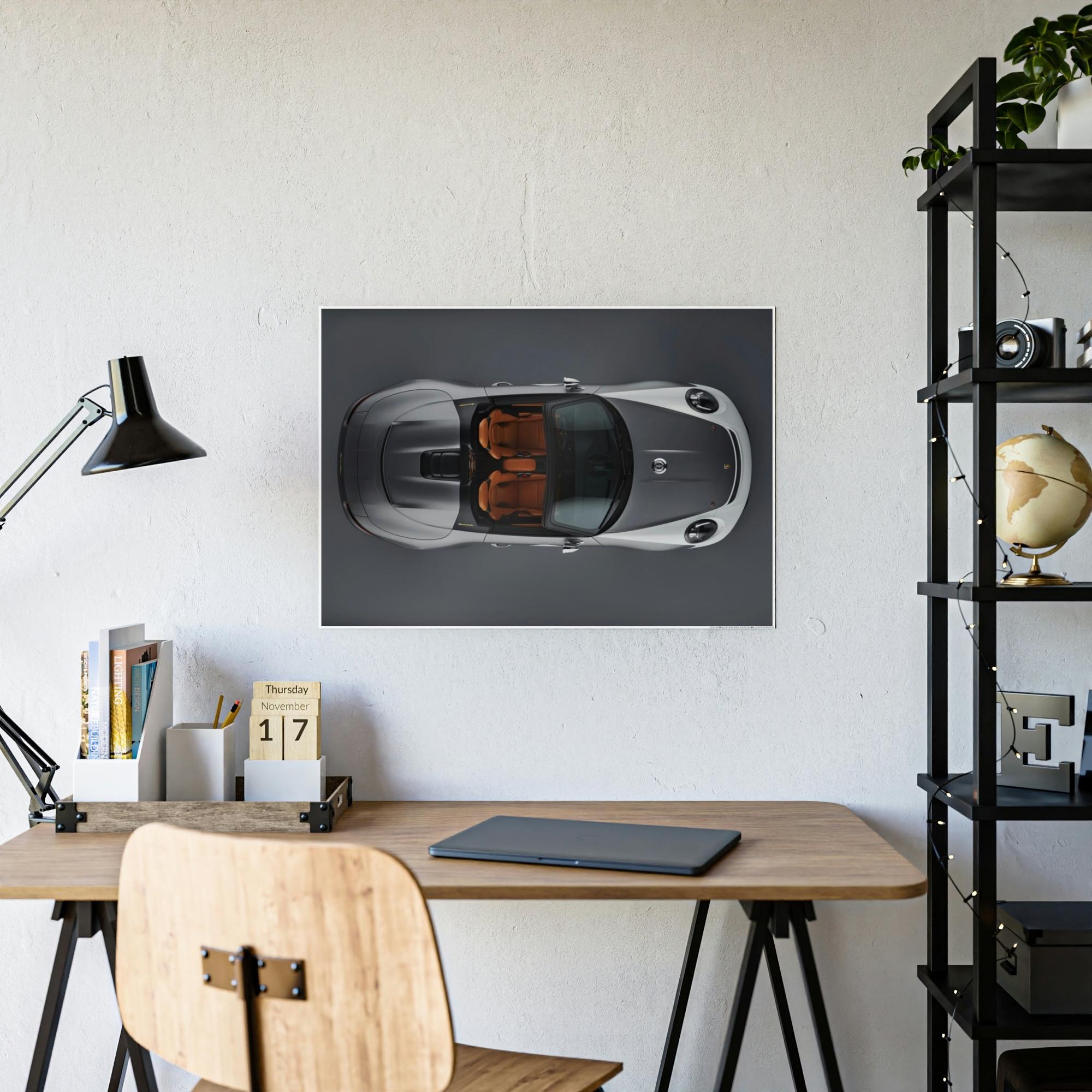 Porsche The Perfect Porsche: High-Quality Print on Canvas of the Iconic Sports Car for Your Home Decor