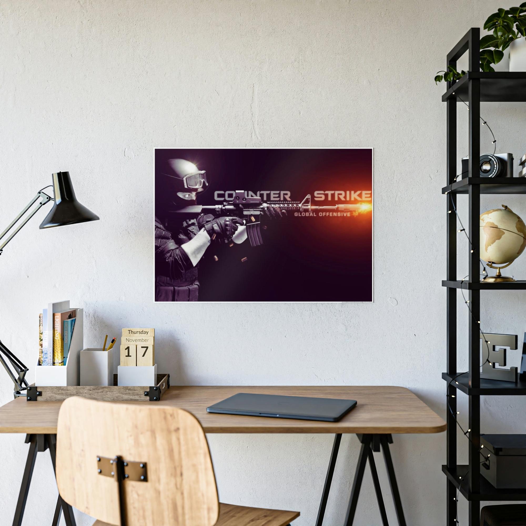 Counter Strike Engage and Conquer: Dynamic Counter Strike Wall Art on Canvas & Poster