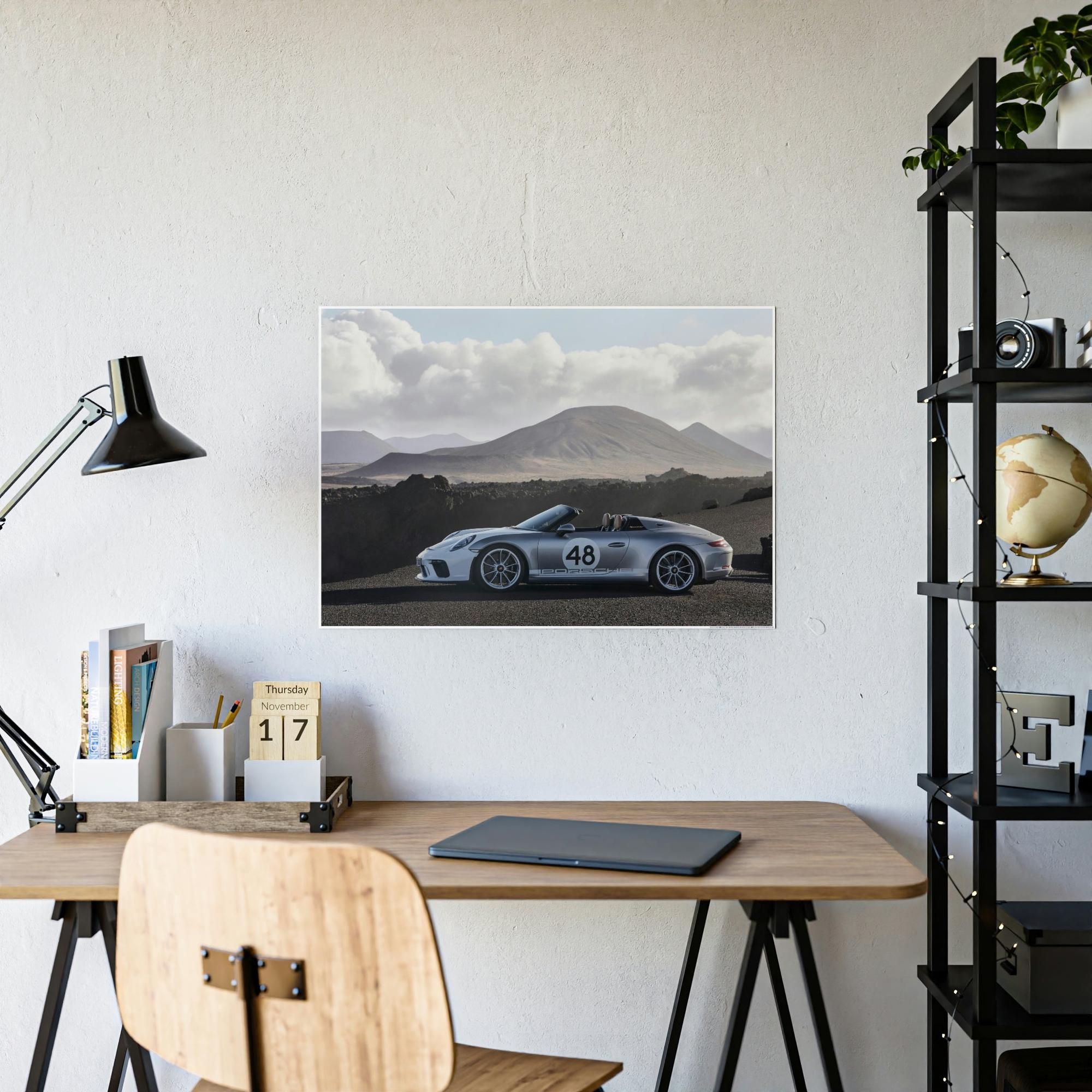 Porsche Precision in Motion: Porsche Art to Elevate Your Home Decor