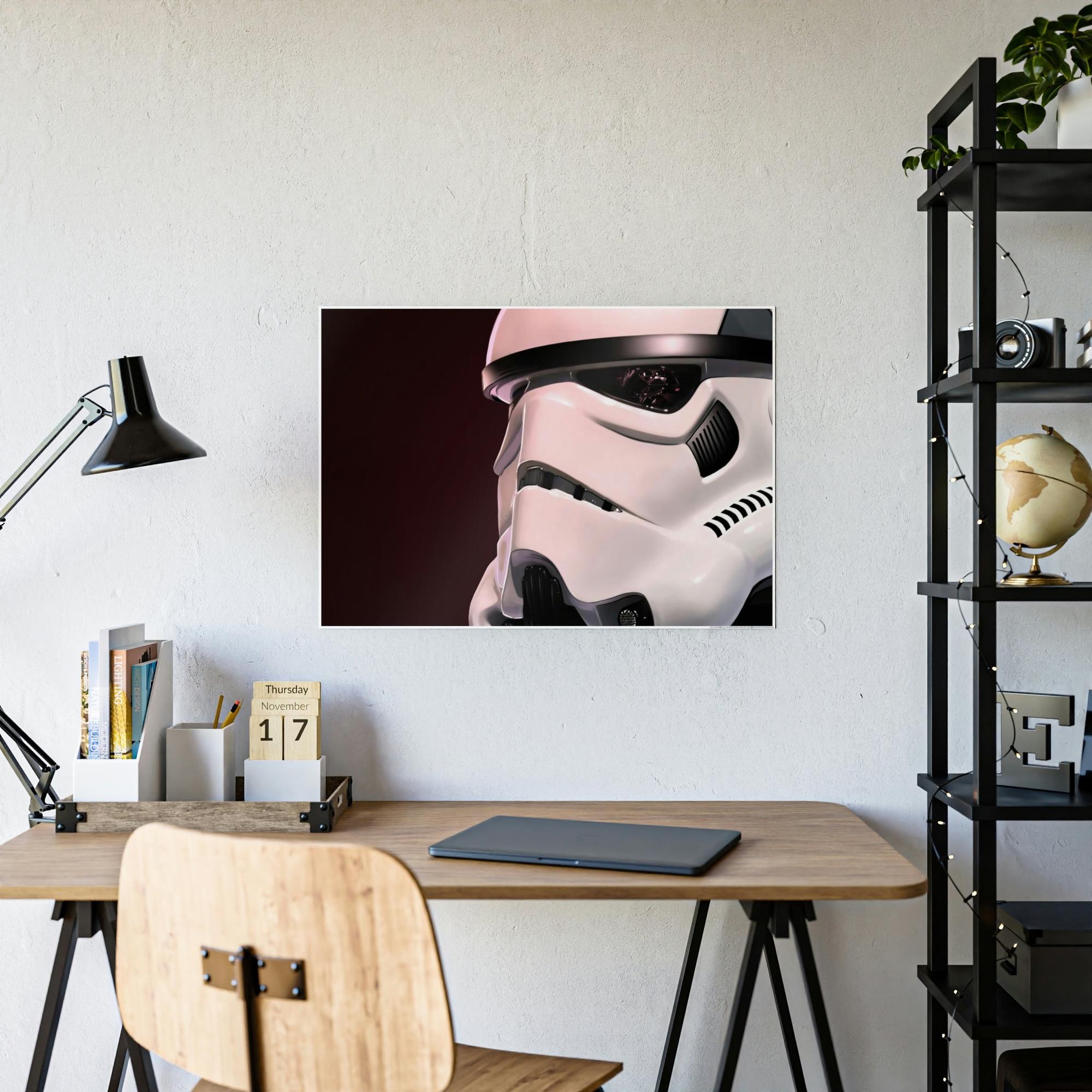 Star Wars R2-W0: The White Droid's Journey in Star Wars - Framed Canvas & Poster Art