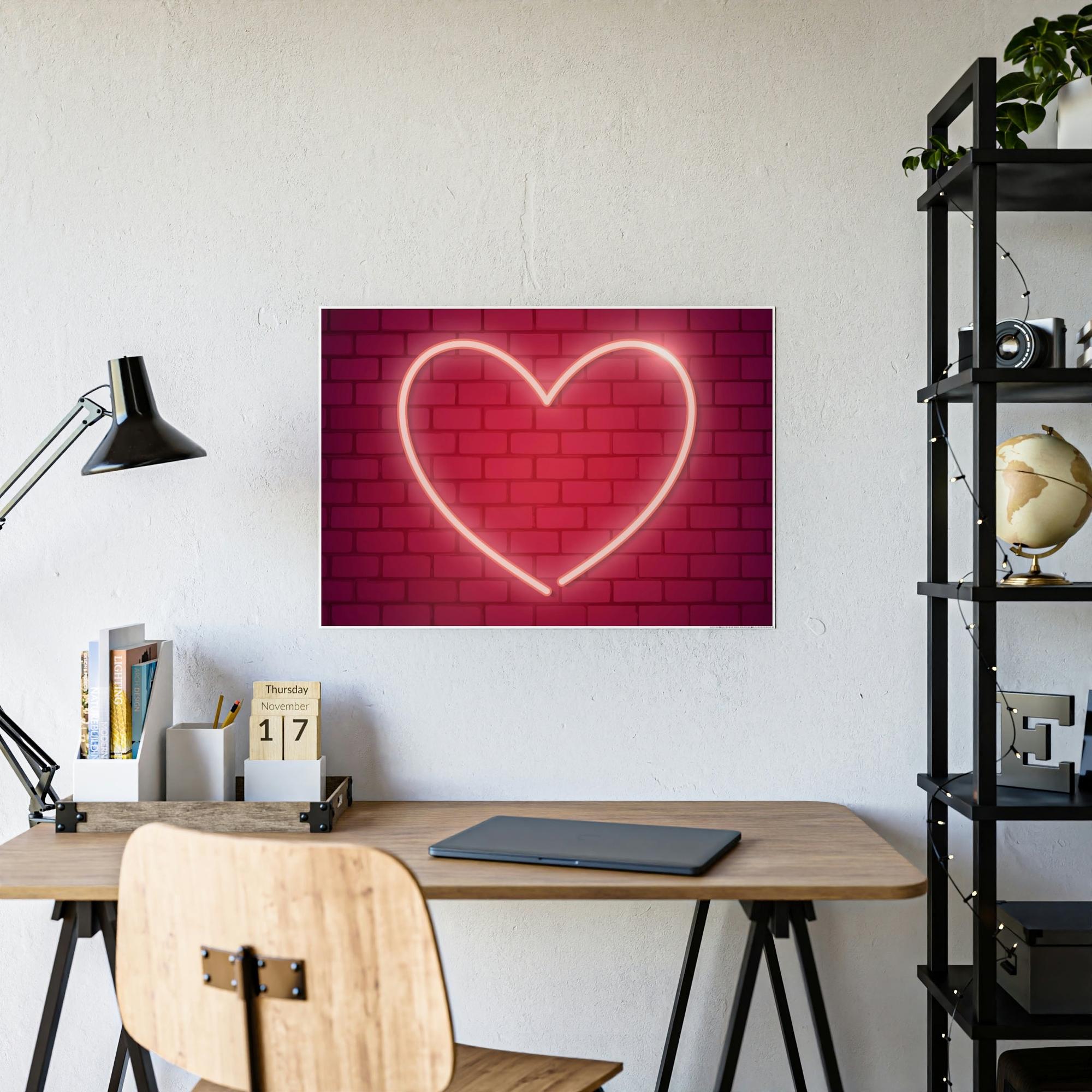 Neon Neon Marvels: Captivating Wall Art on Natural Canvas and Framed Poster Prints