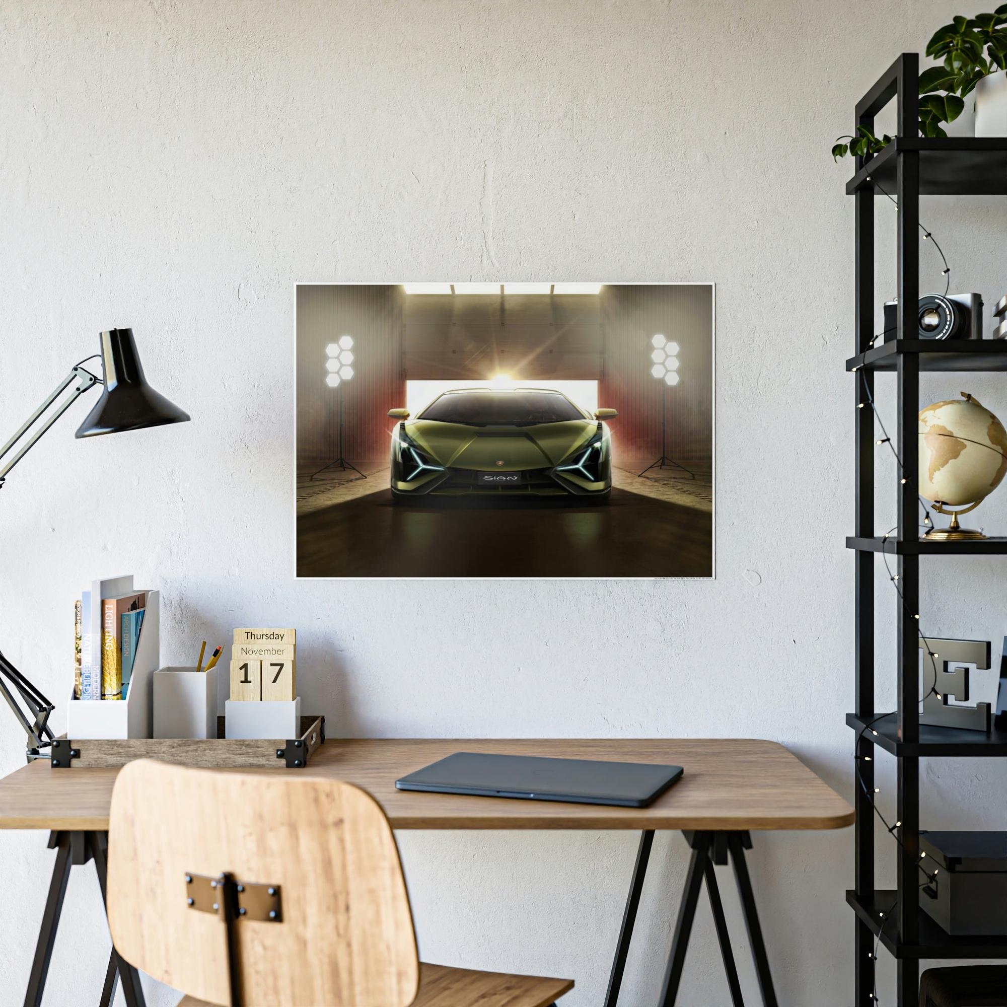 Lamborghini Sleek and Stylish: Modern Canvas Wall Art of Lamborghini for Your Home
