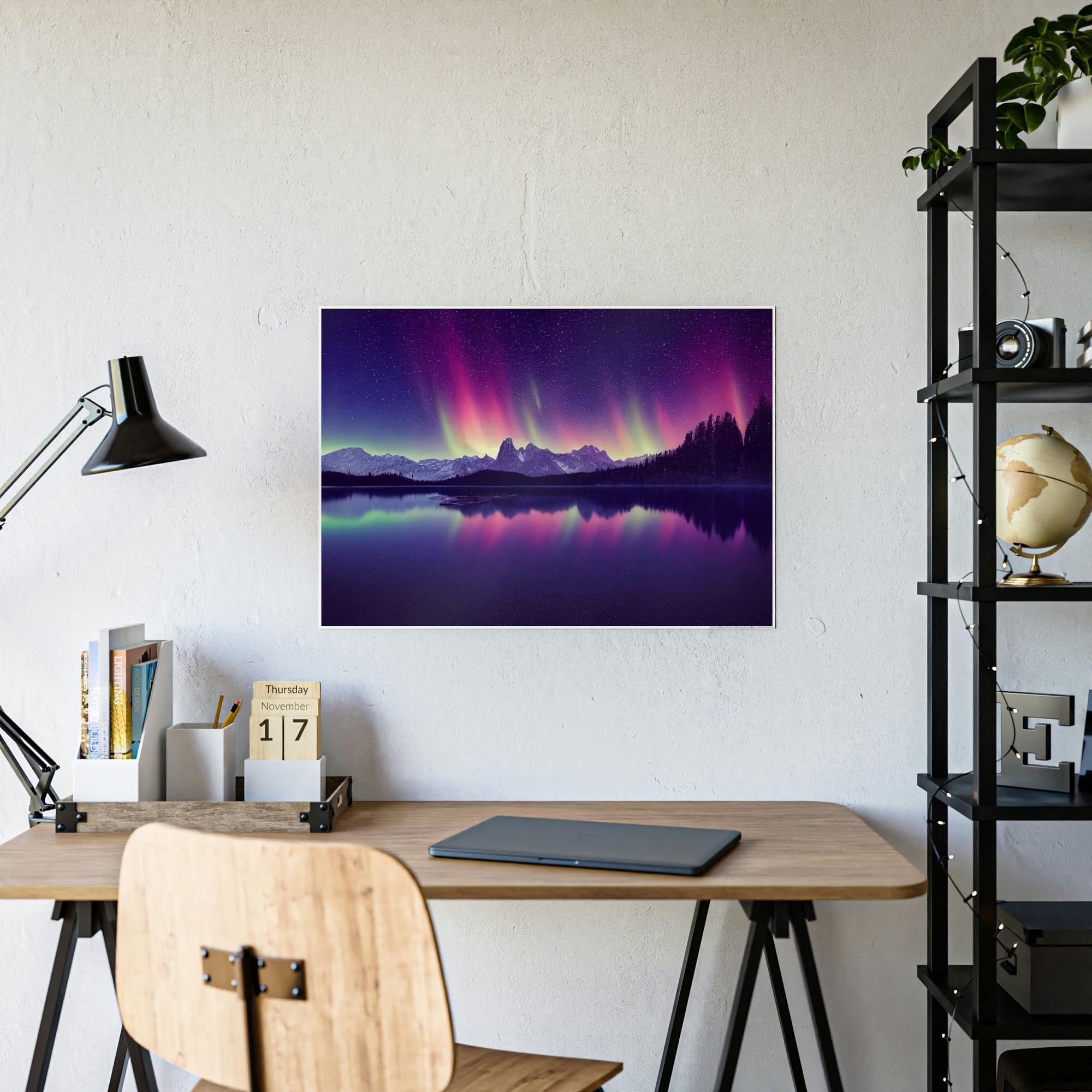 Aurora Borealis Aurora Borealis Serenade: A Harmonious Display of Light and Color